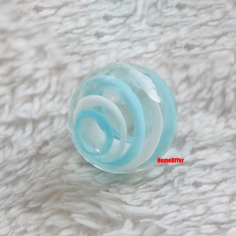 16mm Sea-Blue Glass Marbles Traditional Kid’s Toys Games Craft Decorative Balls