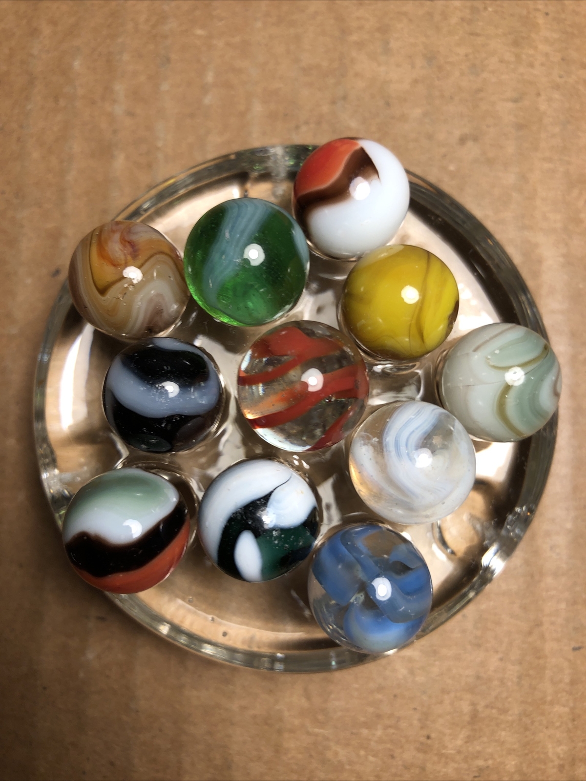 Vintage Marbles | Approximately 1/2″ | Lot Of 11 | Nice Patterns | Lot #30