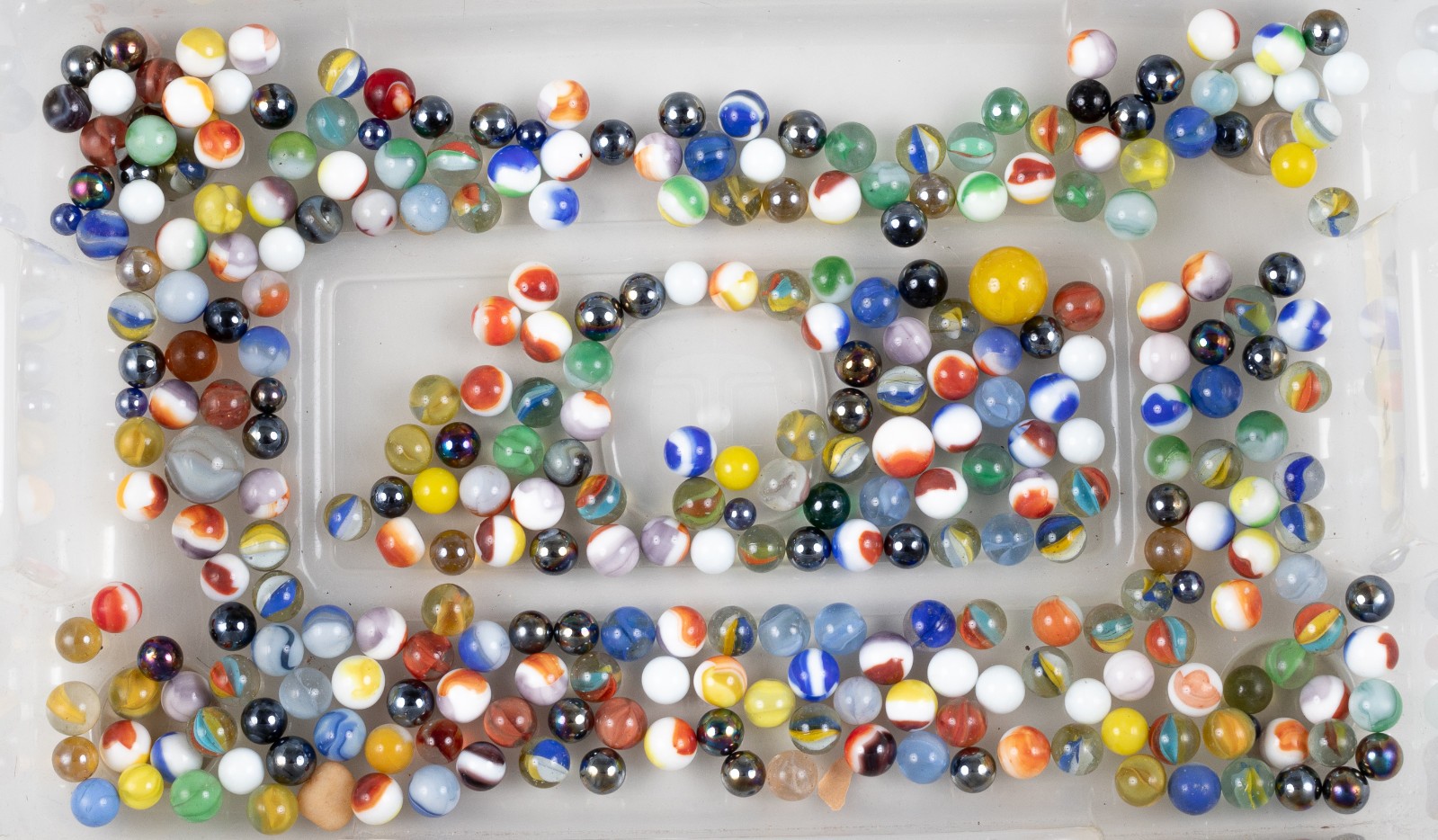 300 VINTAGE MARBLES – 4 LBS – LAST LOT