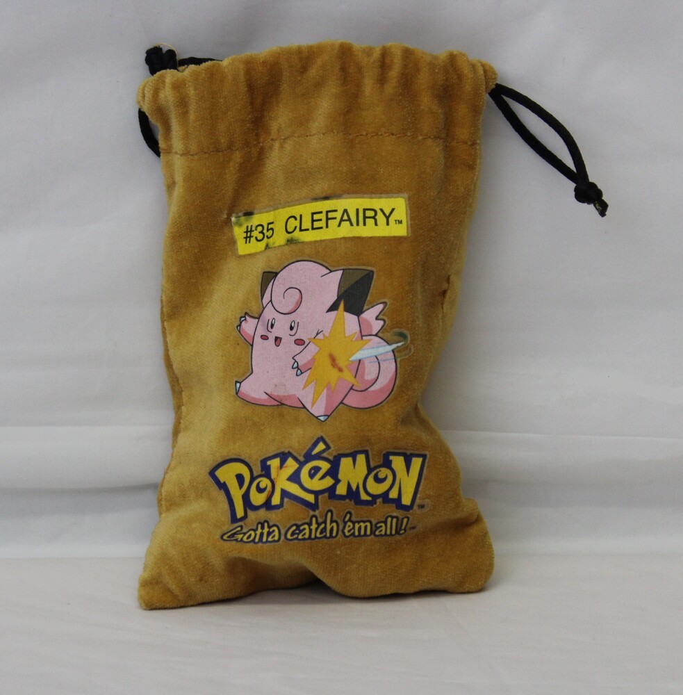 1998-99 Collectors 16 pc Pokemon marbles in Clefairy Marble Pouch