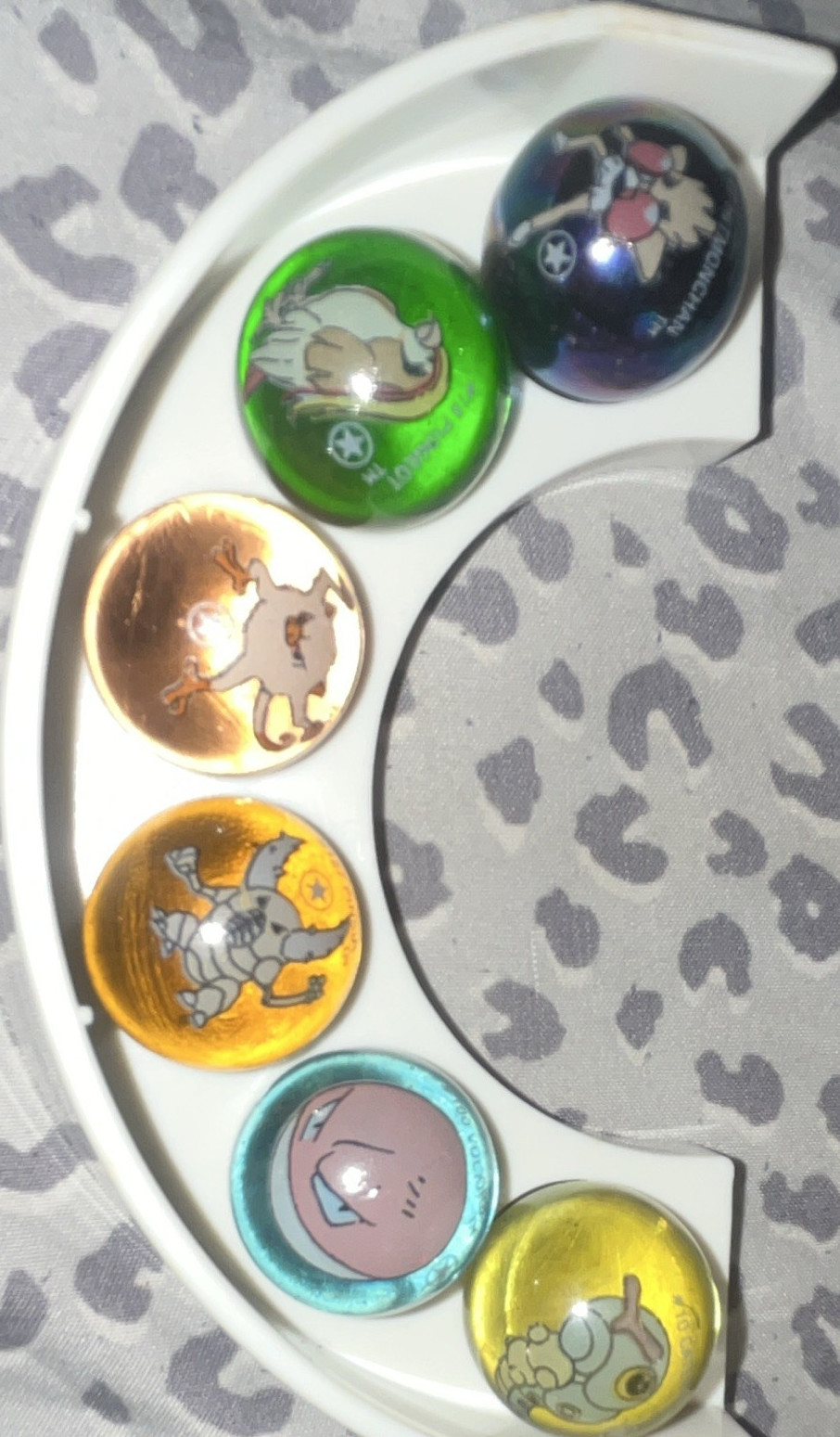 Logo Printed Toy Marbles Set with Poké Ball Case – 1st edition FULL SET