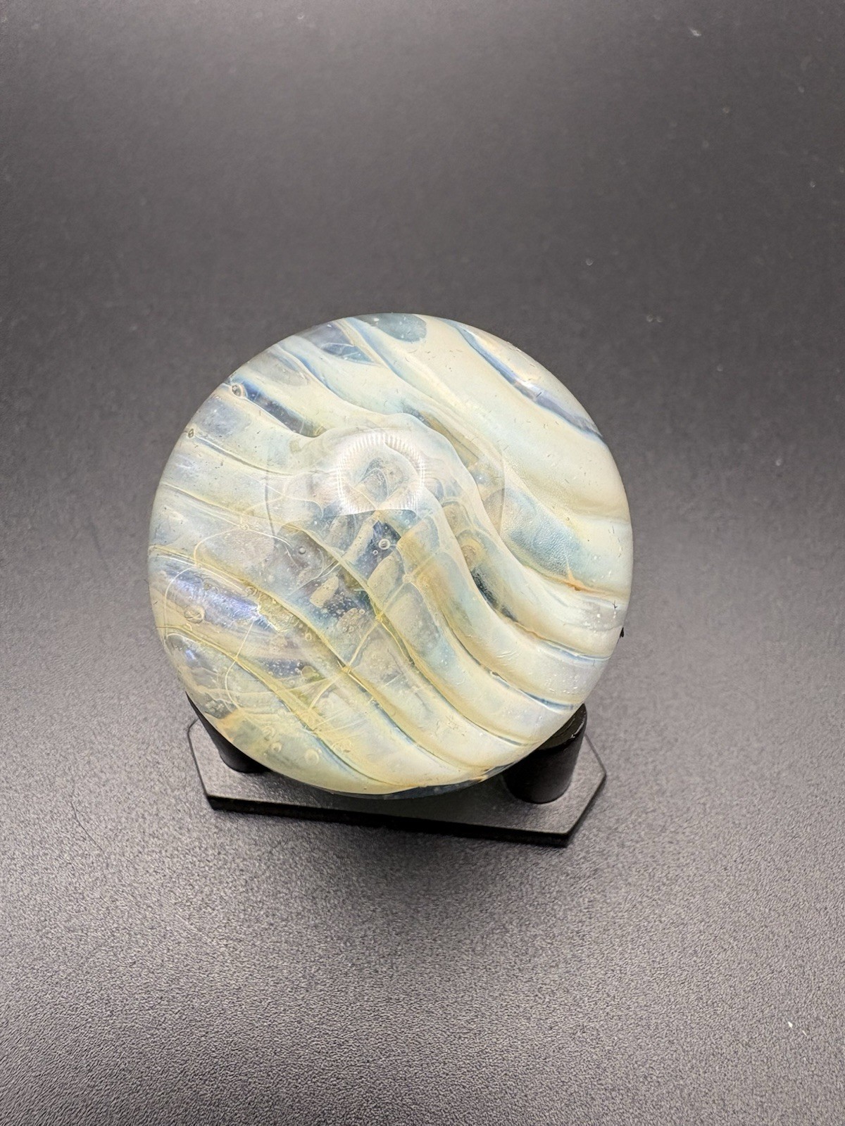 SF glass Hand Blown Art, And Fume Glass Collectible Marble