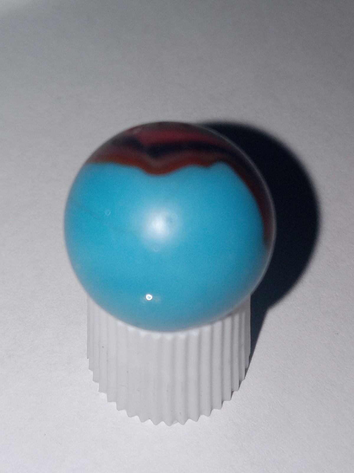 Peltier Spiderman Swirl Blue Red Marble