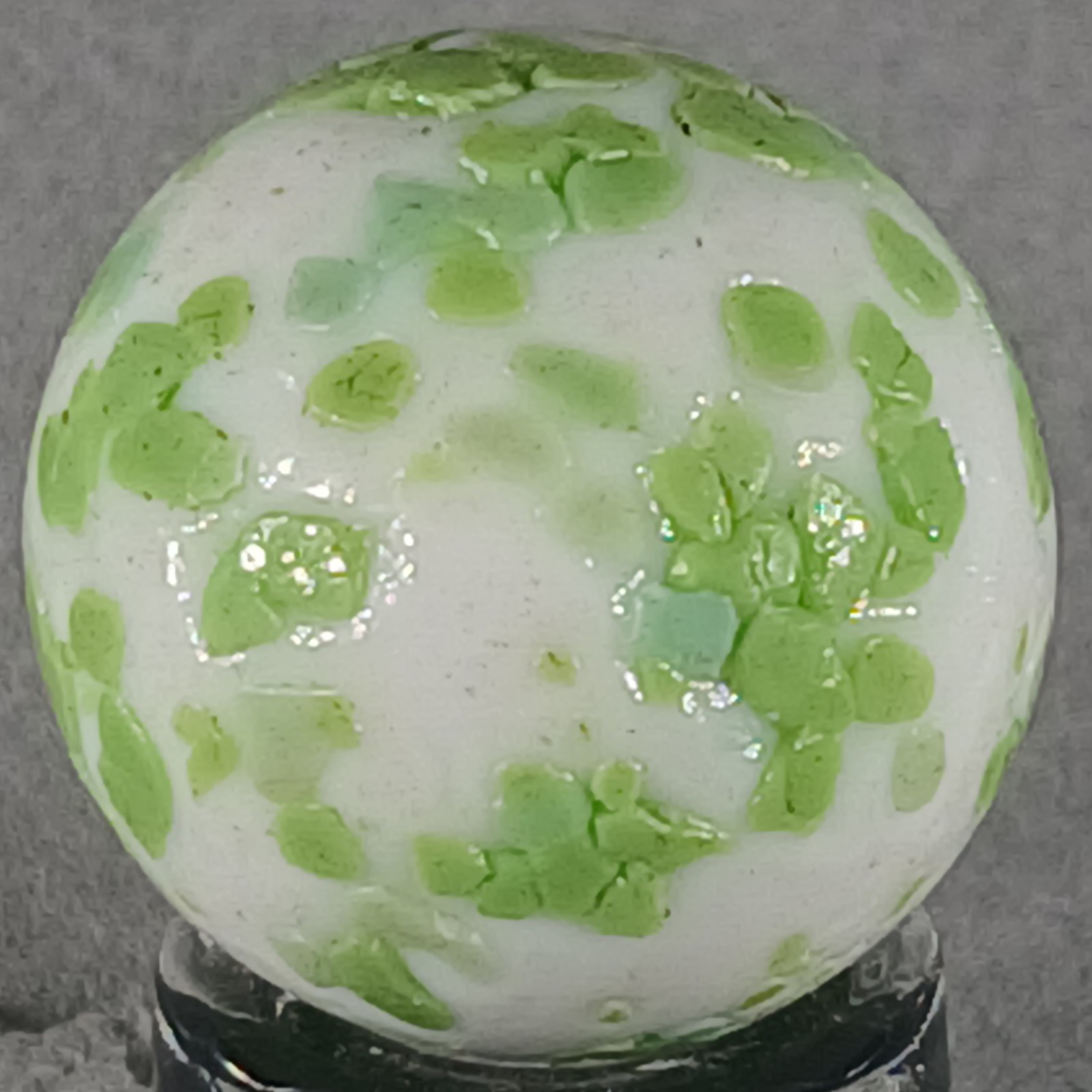 King Marbles White Cosmic .62 Inches Near-Mint Condition Combined Shipping