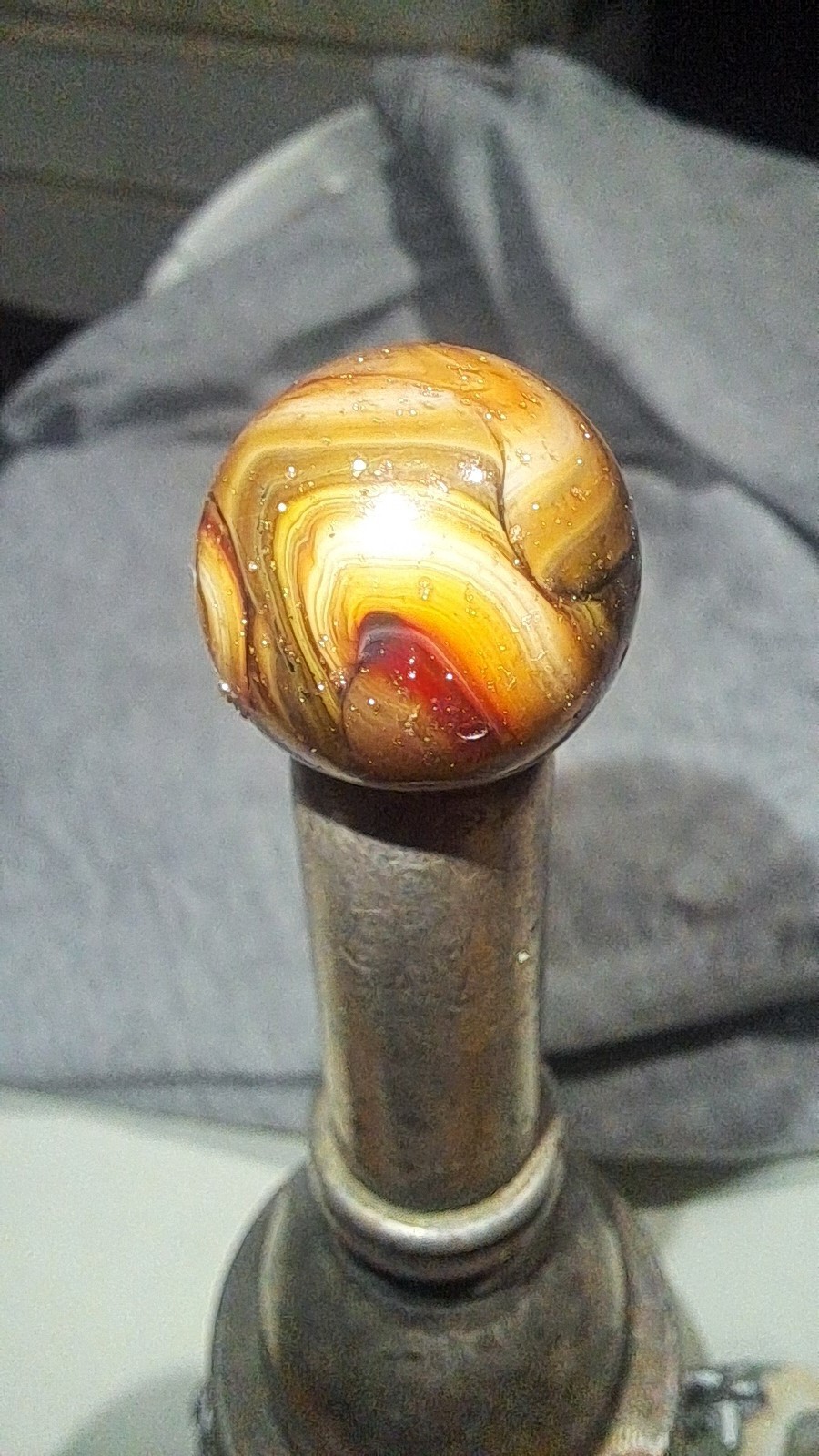 17 Dave’s Appalachian Swirls Singed By Dave McClloid With Aventurin Box