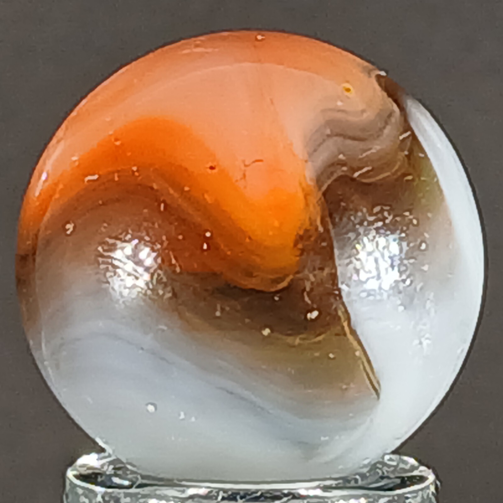 Vintage Vitro Conqueror Marble .63 Inches Near-Mint Condition Combined Shipping