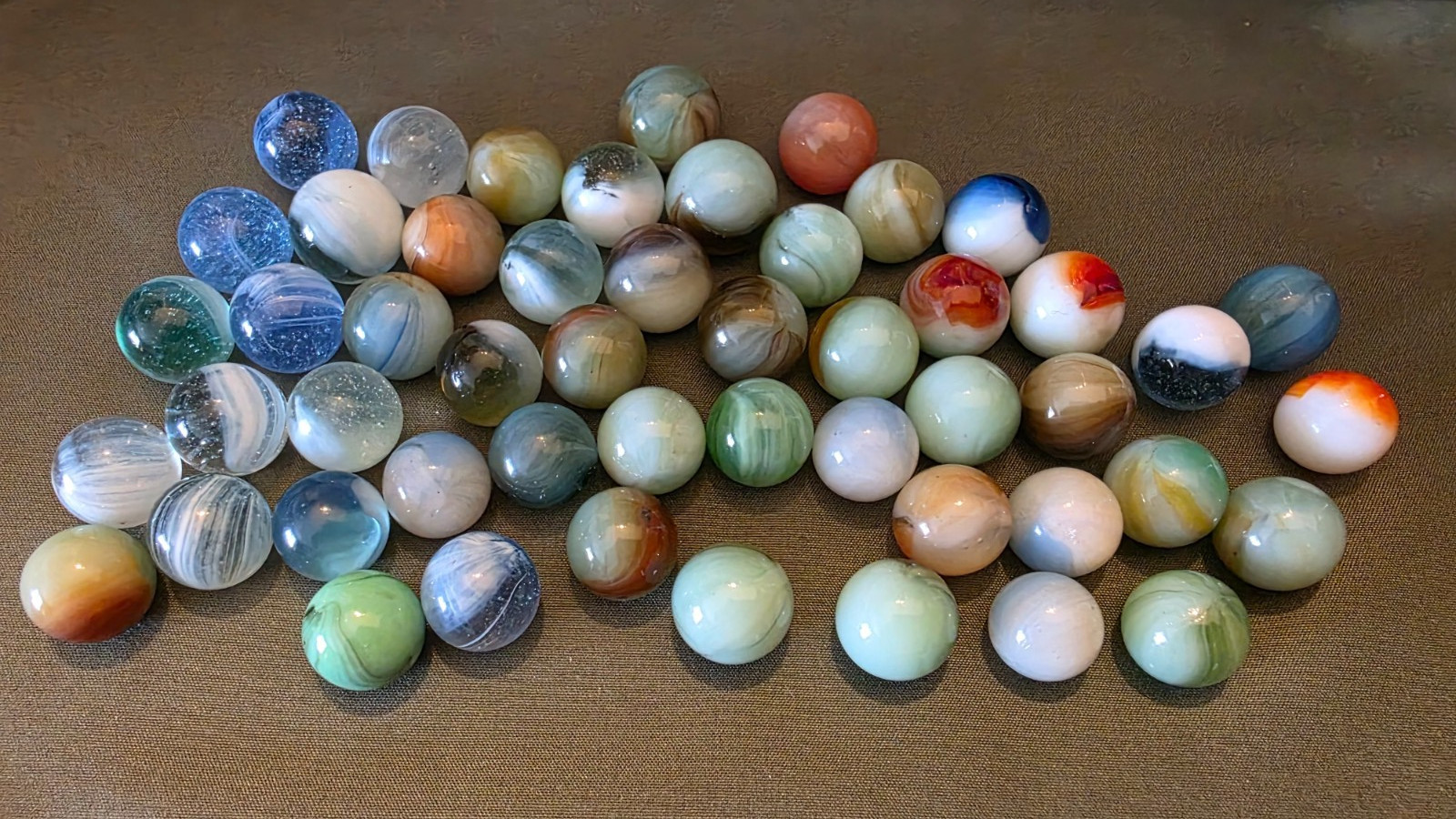 Vintage Marble Lot Master possibly others Beautiful Marbles M/NM Lot 5 Free Ship
