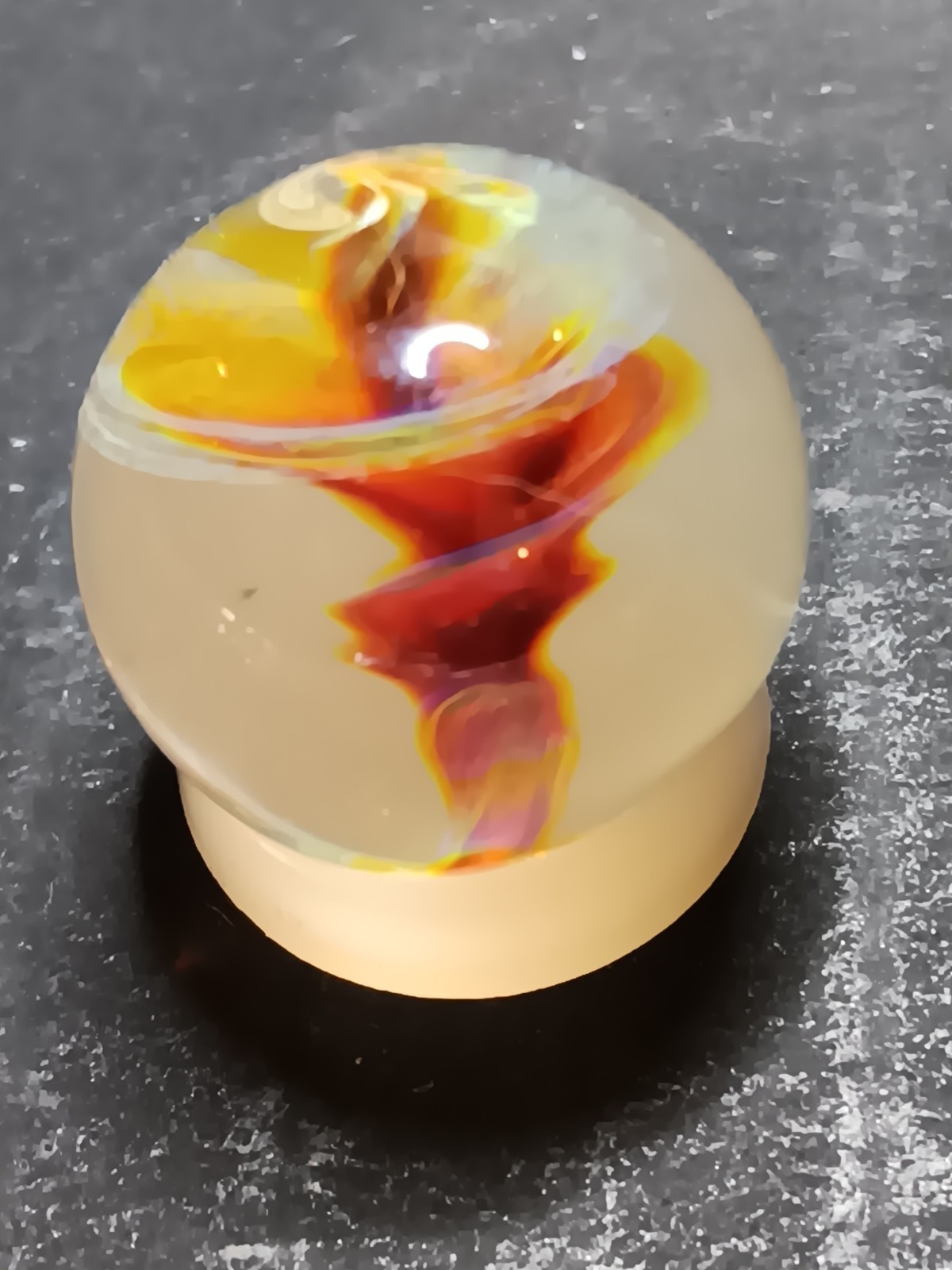Contemporary Handmade Glass Marbles Lot, Unique Swirl & Intricate Designs