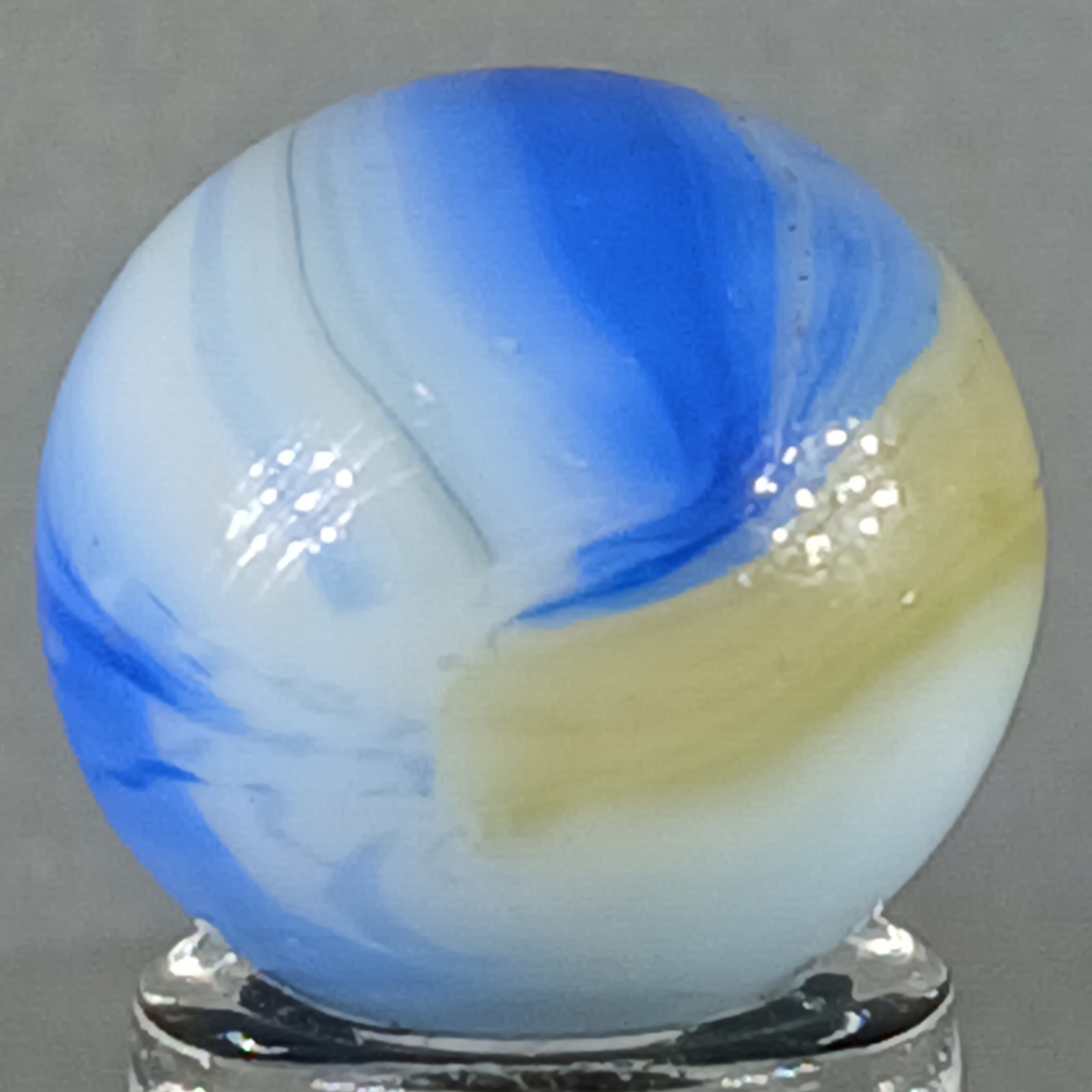 Vintage Imported Patch And Ribbon Marble .61 Inches Near-Mint Condition