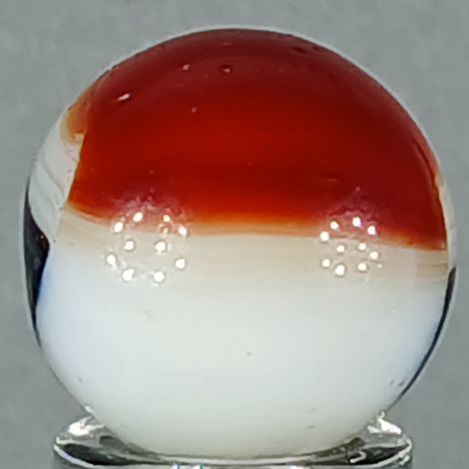 Vintage Vitro Tri-Lite Marble .62 Inches Near-Mint Condition Combined Shipping
