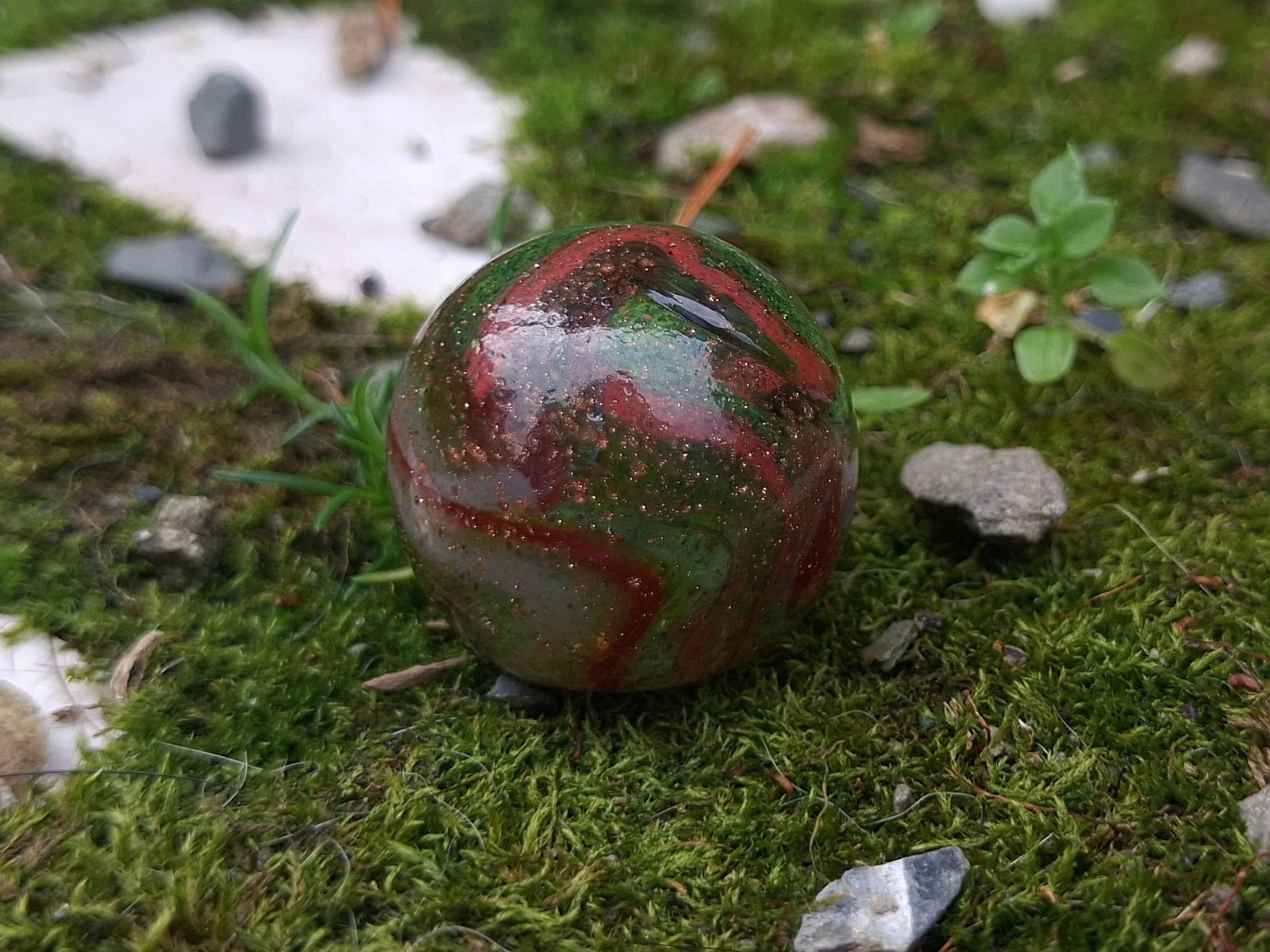 JABO/DAS Swirl Marble Size .77 Mint Asmade