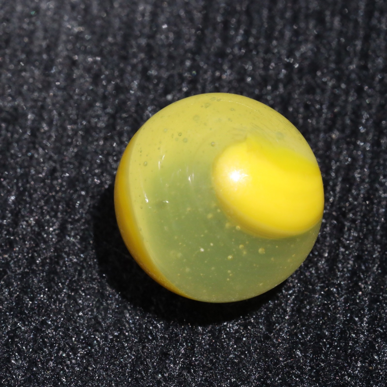AKRO UV Lemonade CORKSCREW MARBLE .646” MINT
