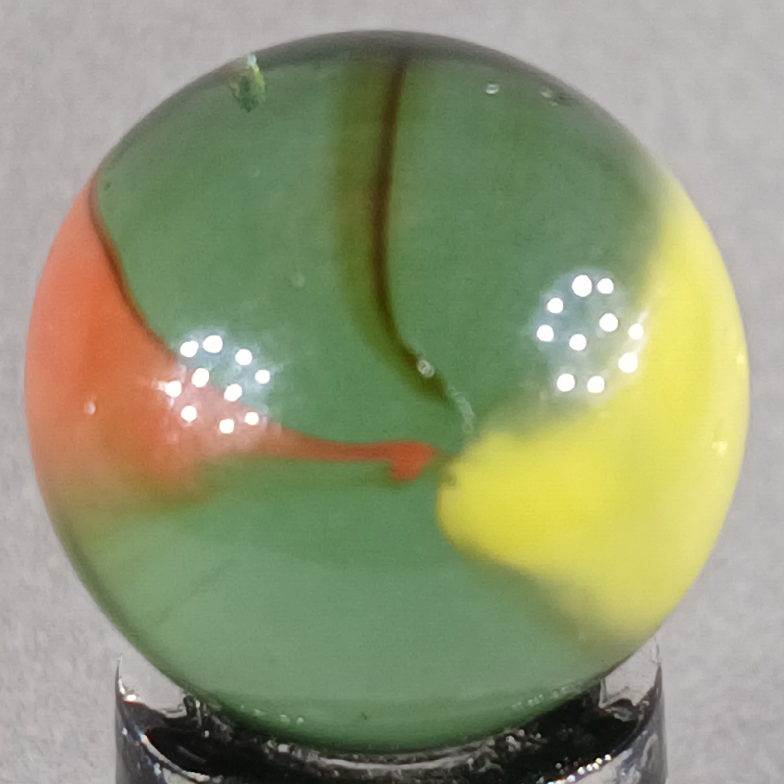 Vintage Imported Patch And Ribbon Marble .62 Inches Near-Mint Condition