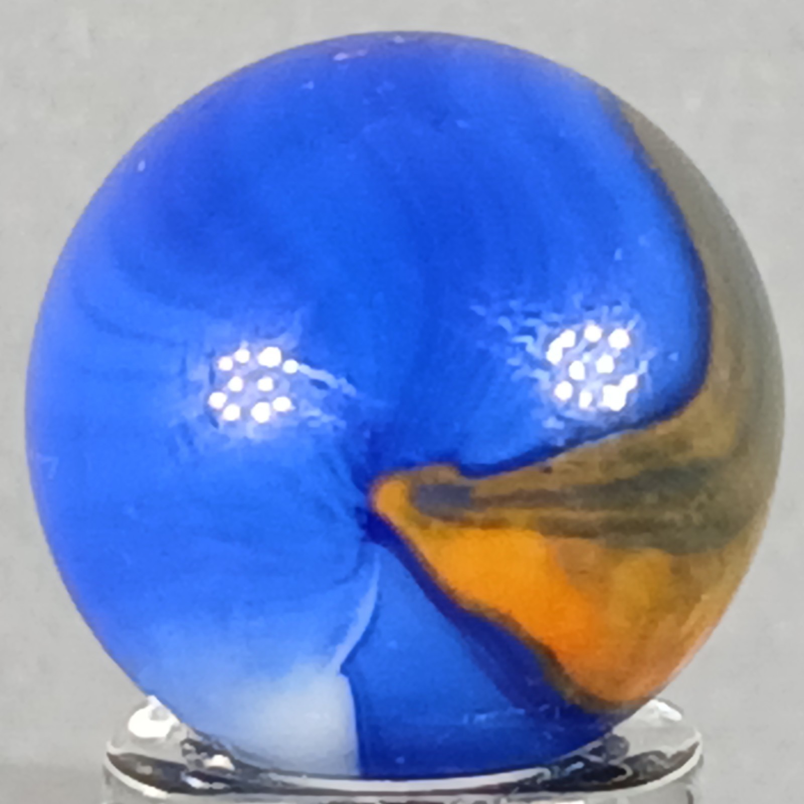 Vintage Imported Patch And Ribbon Marble .61 Inches Near-Mint Condition