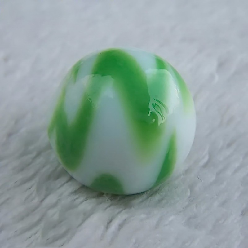 18mm Glass Marbles Green Glass Ball Beads Vase Fish Tank Decor Kids Toy Game