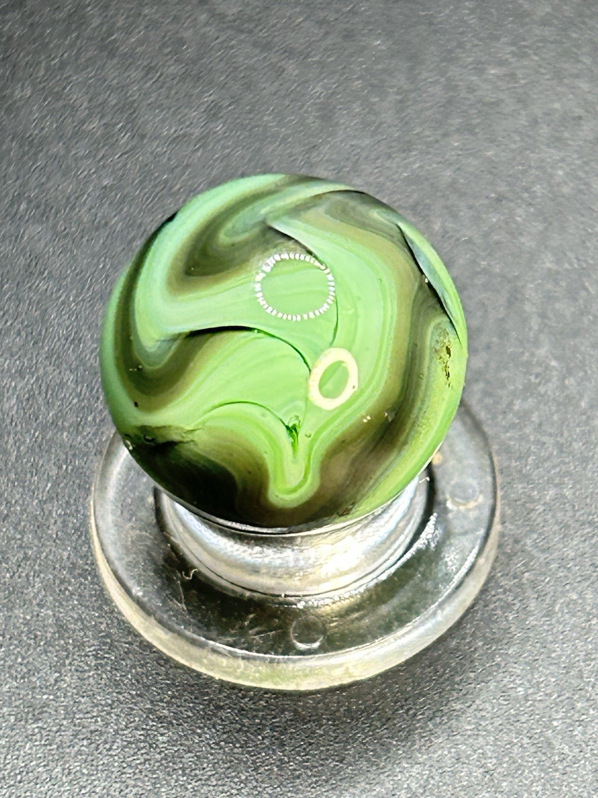 Vintage Alley Agate Pistachio Marble 0.629”