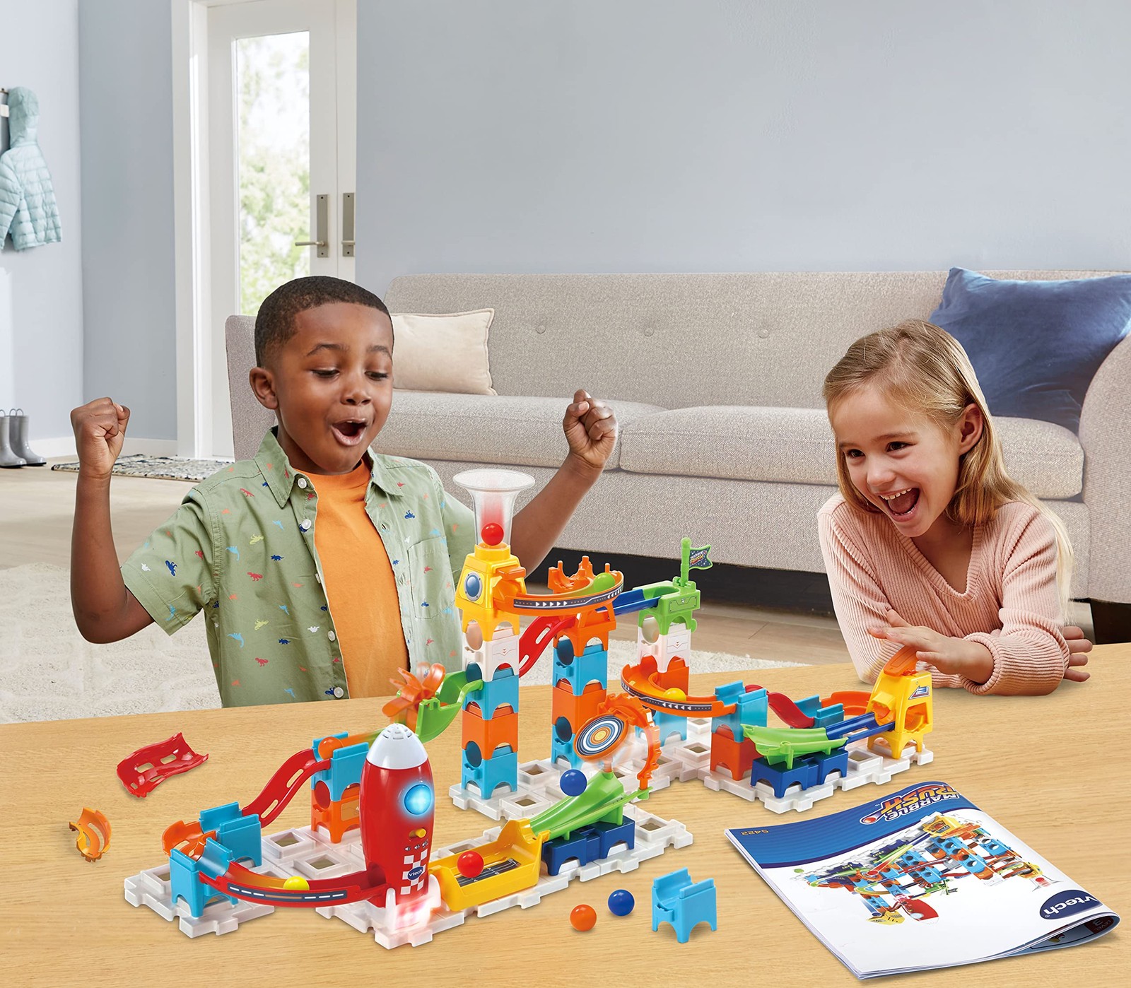 VTech Marble Rush Launchpad Set 23.23 x 17.32 x 11.42, Multicolor