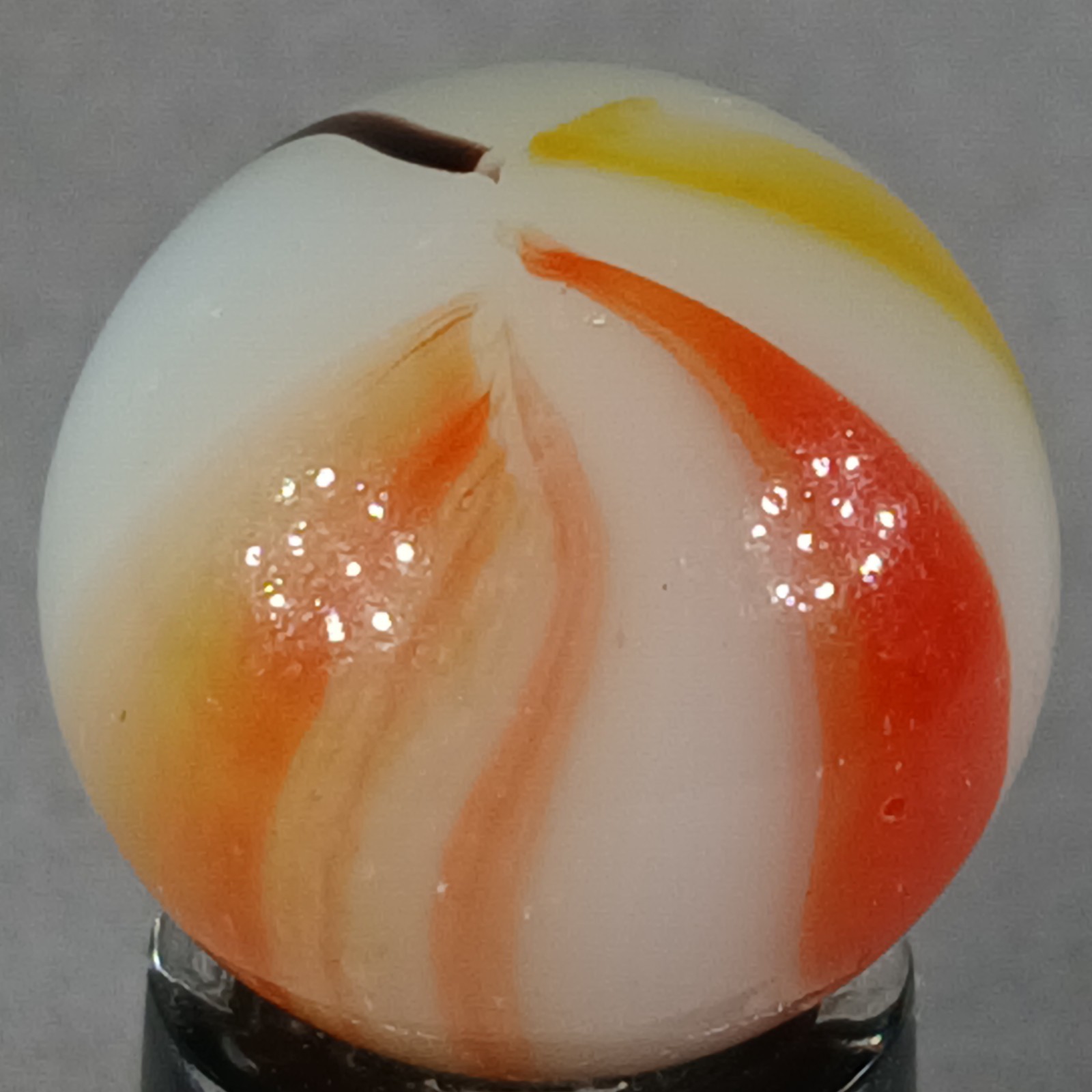Vintage Imported Patch And Ribbon Marble .61 Inches Near-Mint Condition