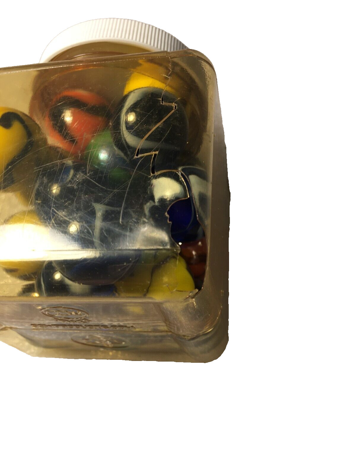 Vintage (22) Marbles Moon Marble Company Bonner Springs KS Hand Blown