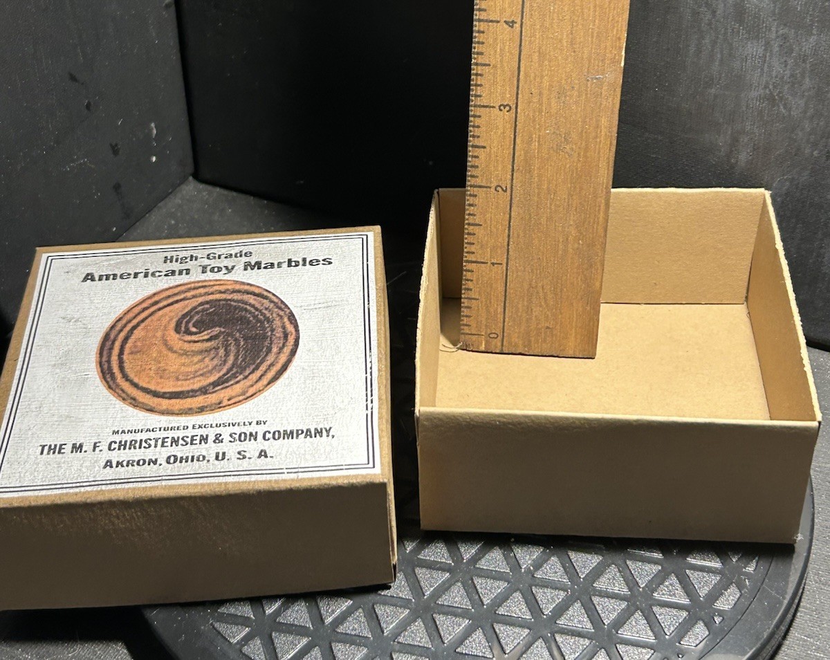 1 M.F. Christensen & Son Company White Label Marble Logo Deep Marble Box