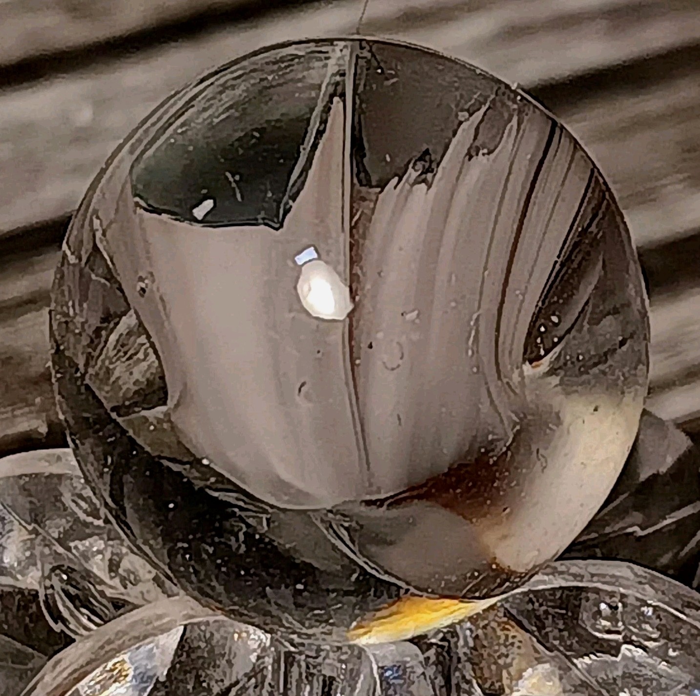 HTF LAVENDER VITRO AGATE CATS EYE MARBLE. .60″ MINT