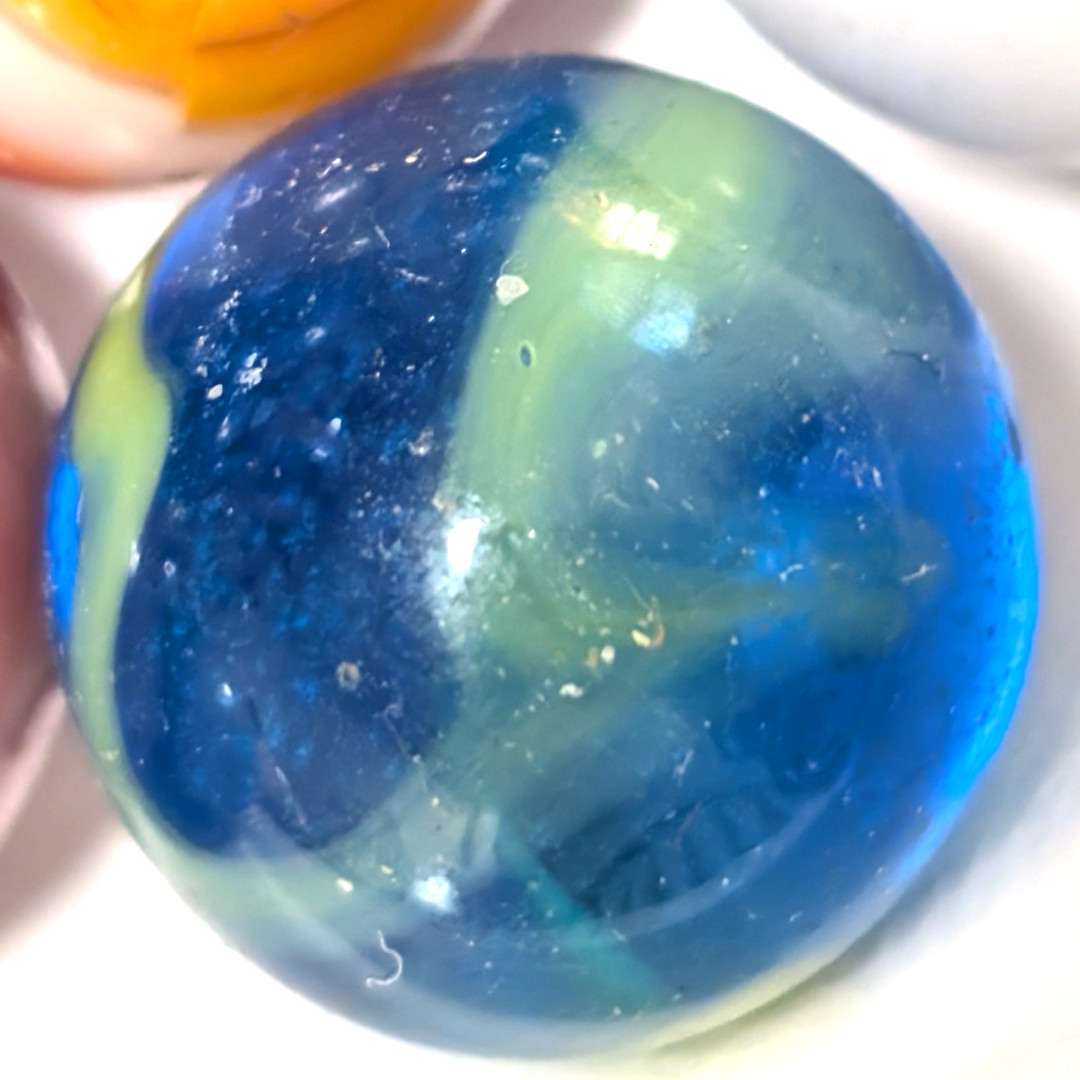 #9 Collectable Mint- Excellent Vintage Mixed Beautiful Marbles, 1930’S-1960’S