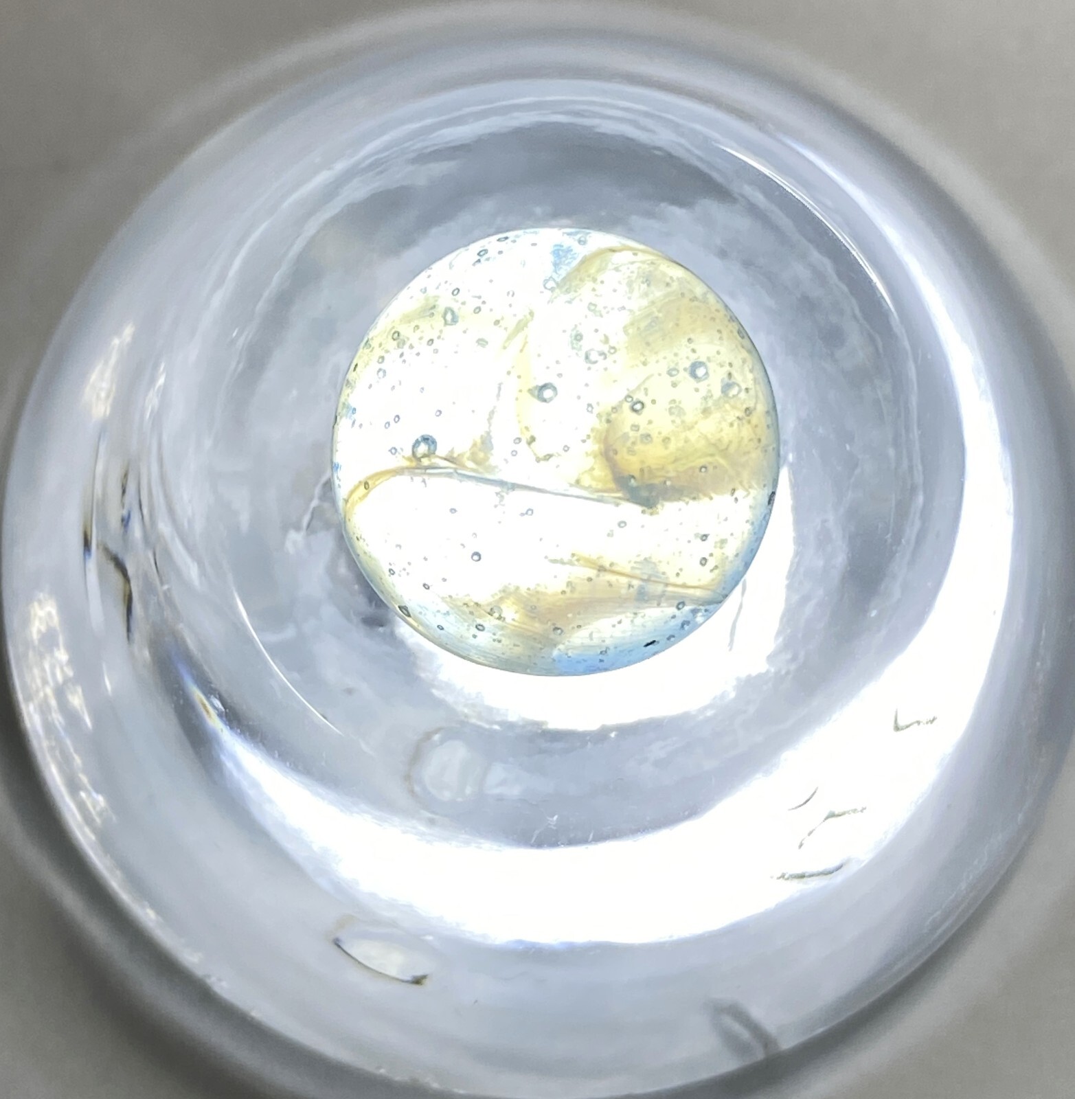 HTF LOT (3) CAIRO HEATON WV CLEAR GLASS SWIRL HYBRID CATSEY .55-.60″ NM +/- MM65