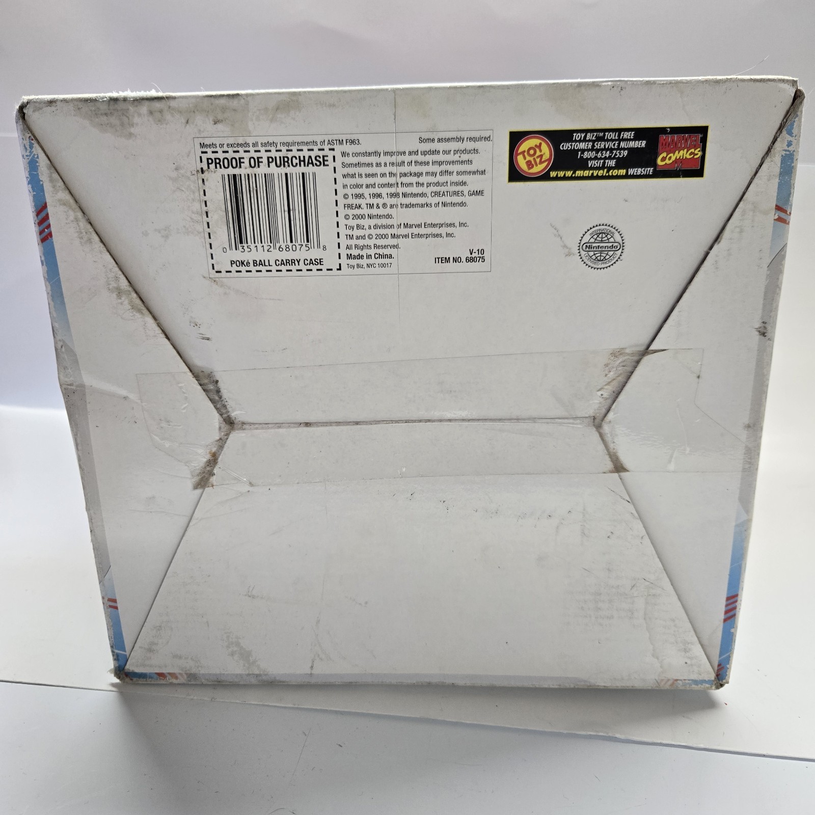 Vintage Pokémon Pokeball Marble Carry Case With Box.