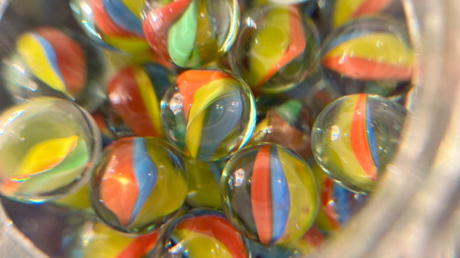Vintage Glass Marbles Big Lot, Small-Medium You Get All Three Jars