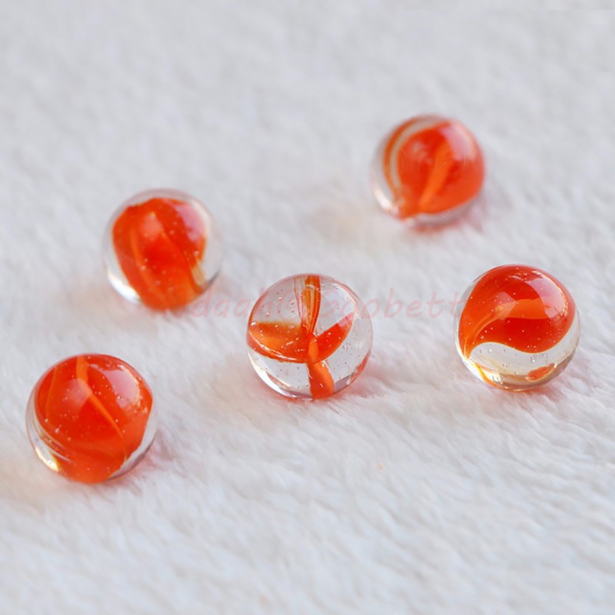 16mm Marbles Glass Ball 4 Colors Traditional Vintage Classic Toy Game DIY Decor