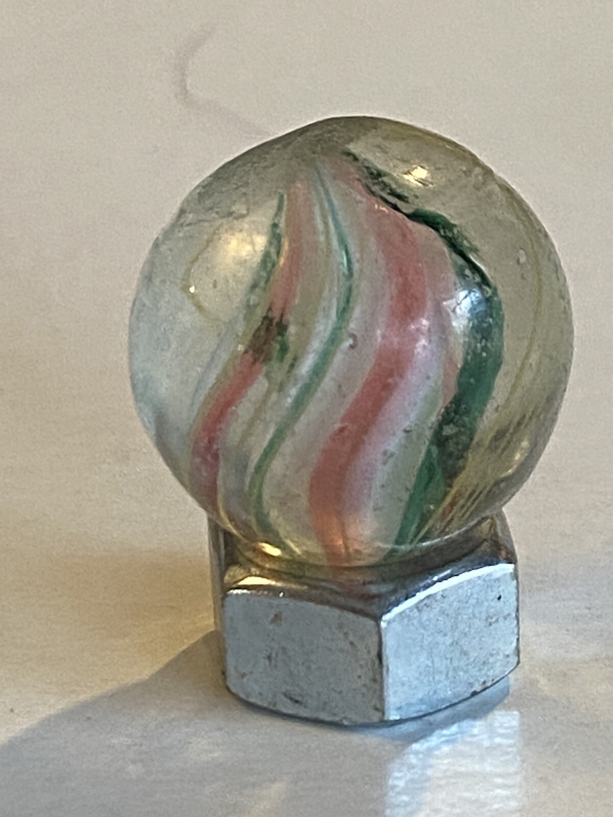 GERMAN RIBBON CORE SWIRL MARBLE 11/16″ (.686″) (2B)