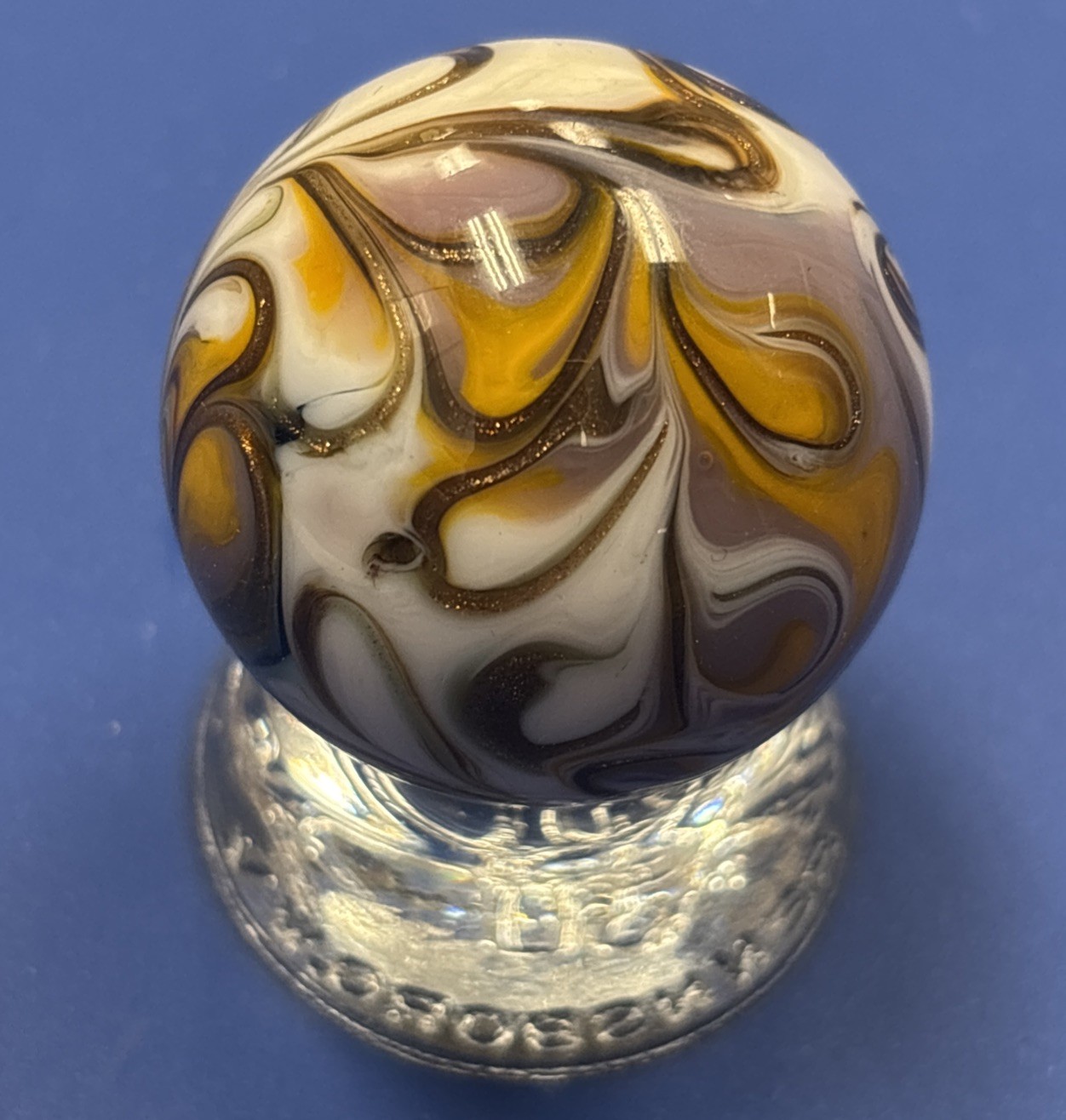 Stunning contemporary swirl marble #927