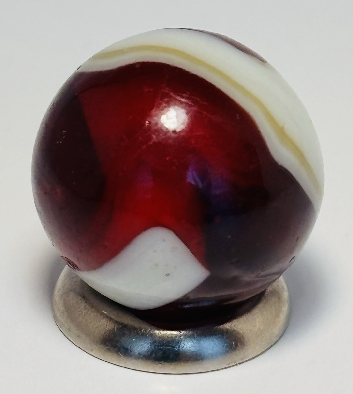 CAC Christensen Agate Company Bloodie Swirl .67” In Mint Condition