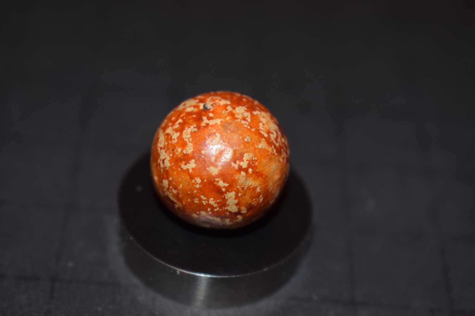 Antique Handmade Fired Glazed Clay Sunbursts Marble Size .687″=11/16″=17.5mm