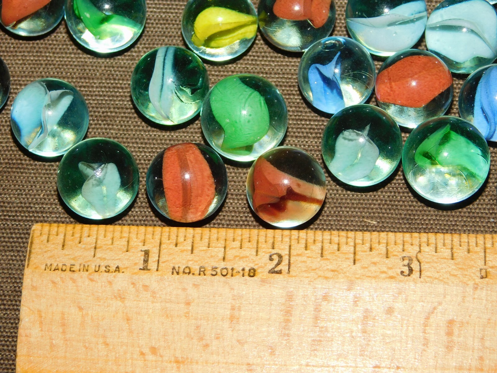 VINTAGE TOY 102 MARBLES LOT