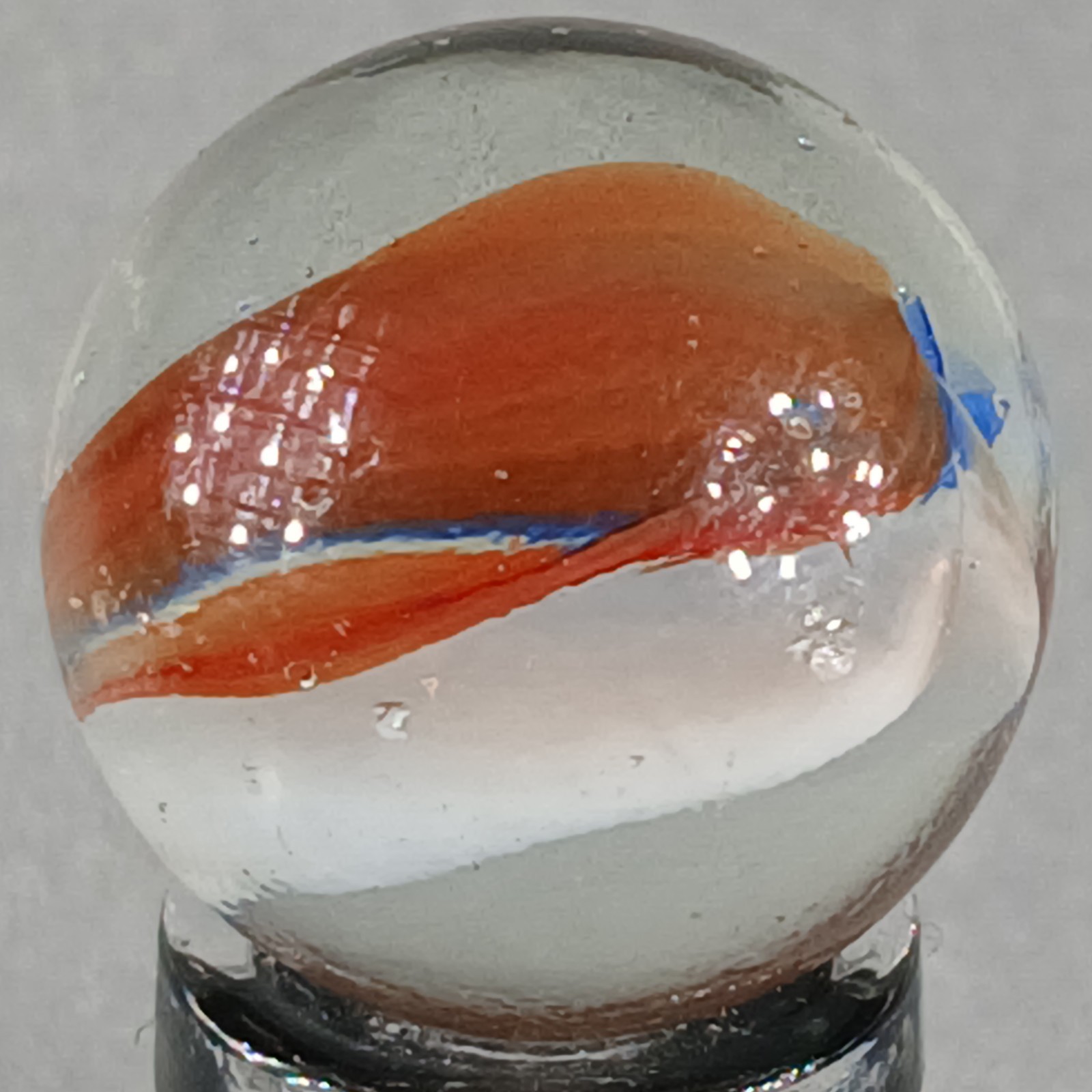 Vintage Imported Cat’s Eye Marble .60 Inches Near-Mint Condition