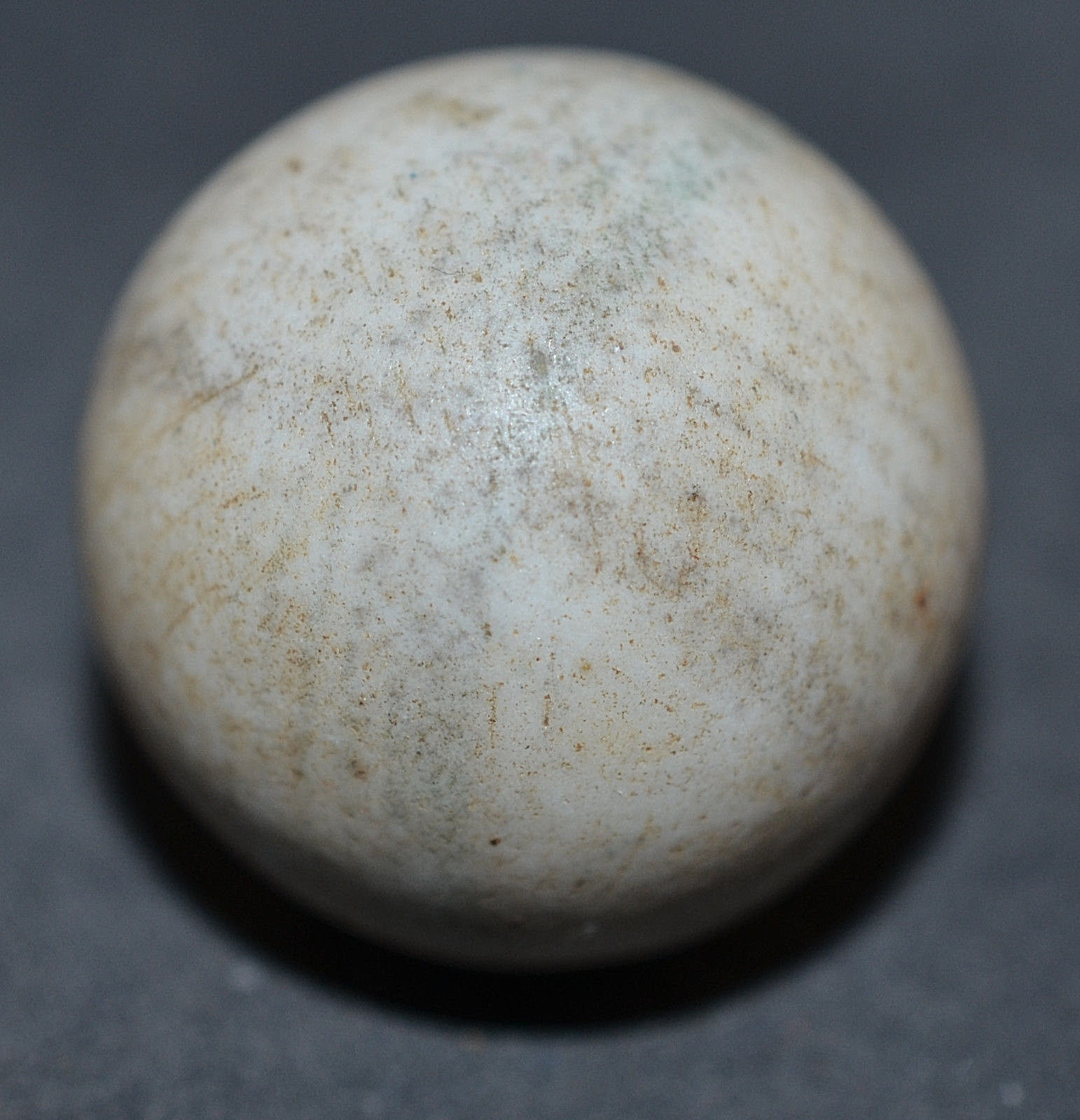 Lined China Marble Handmade 61/54″ Organic Collector Old Lot #983