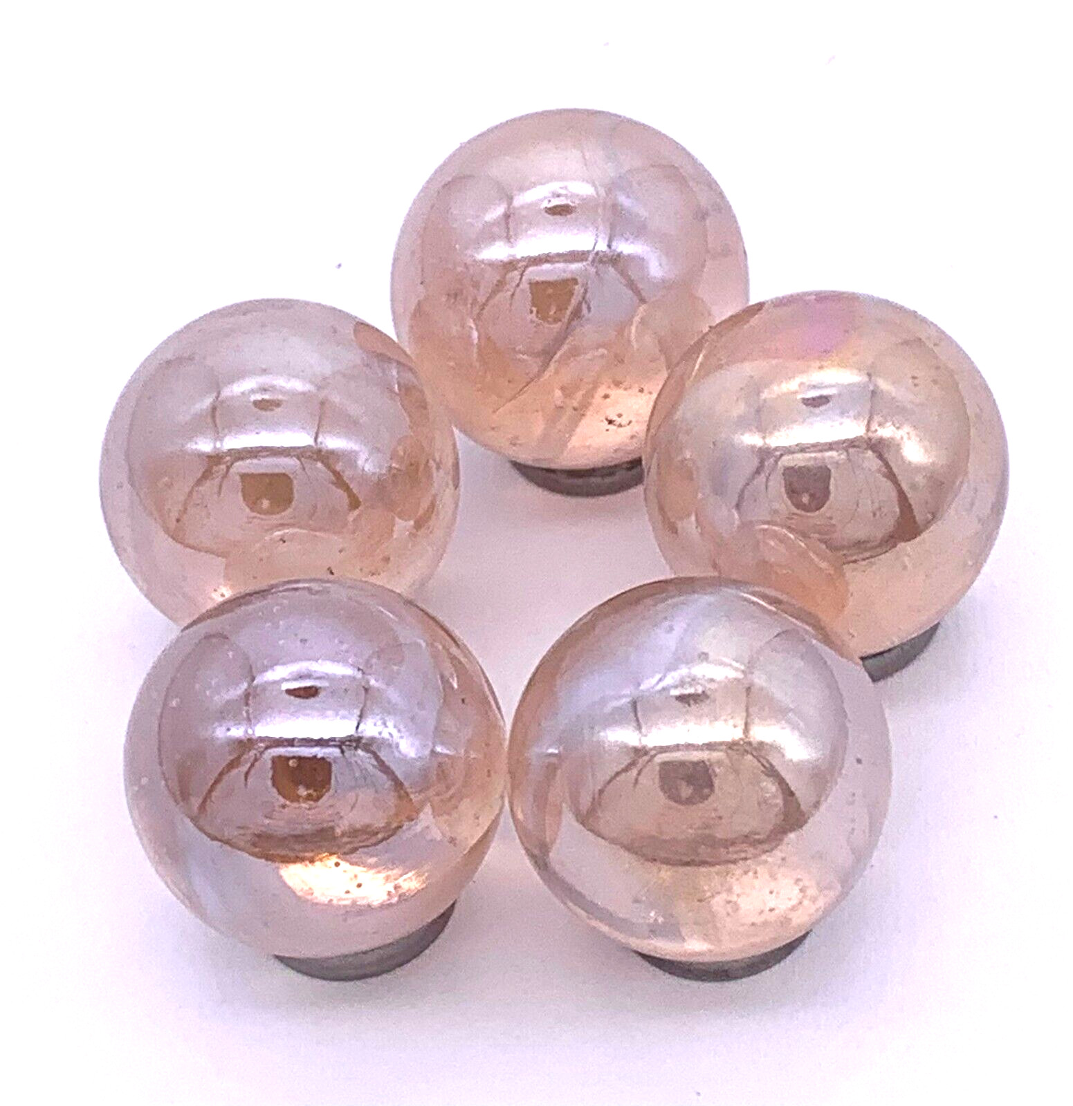 New for 2023! Bulk 16mm Pinky Glass Marble Players 5/8″ Pack of 100 Vacor HOM