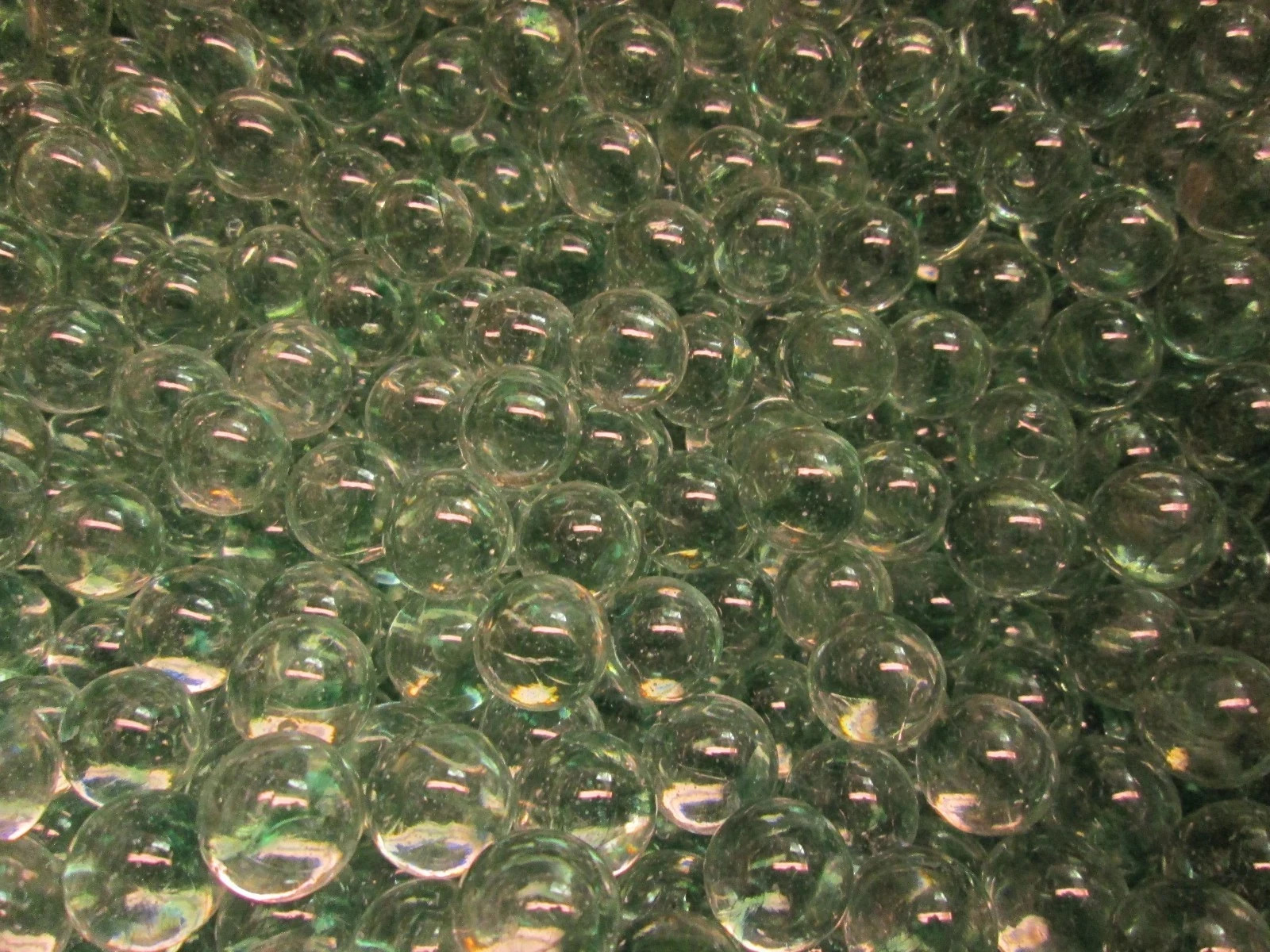 MARBLES 1 POUND 9/16″ CRYSTAL GREEN CATS EYE MARBLE KING MARBLES