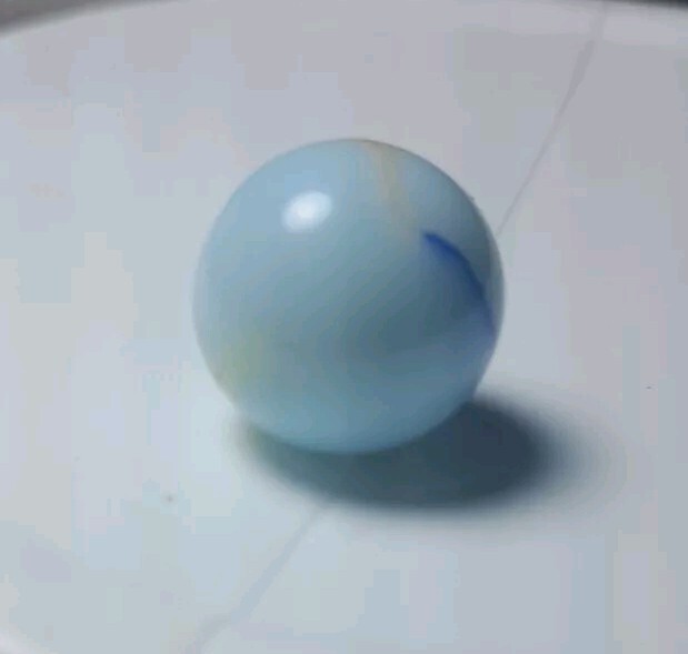 Vintage Antique 10mm Agate Swirl Marble