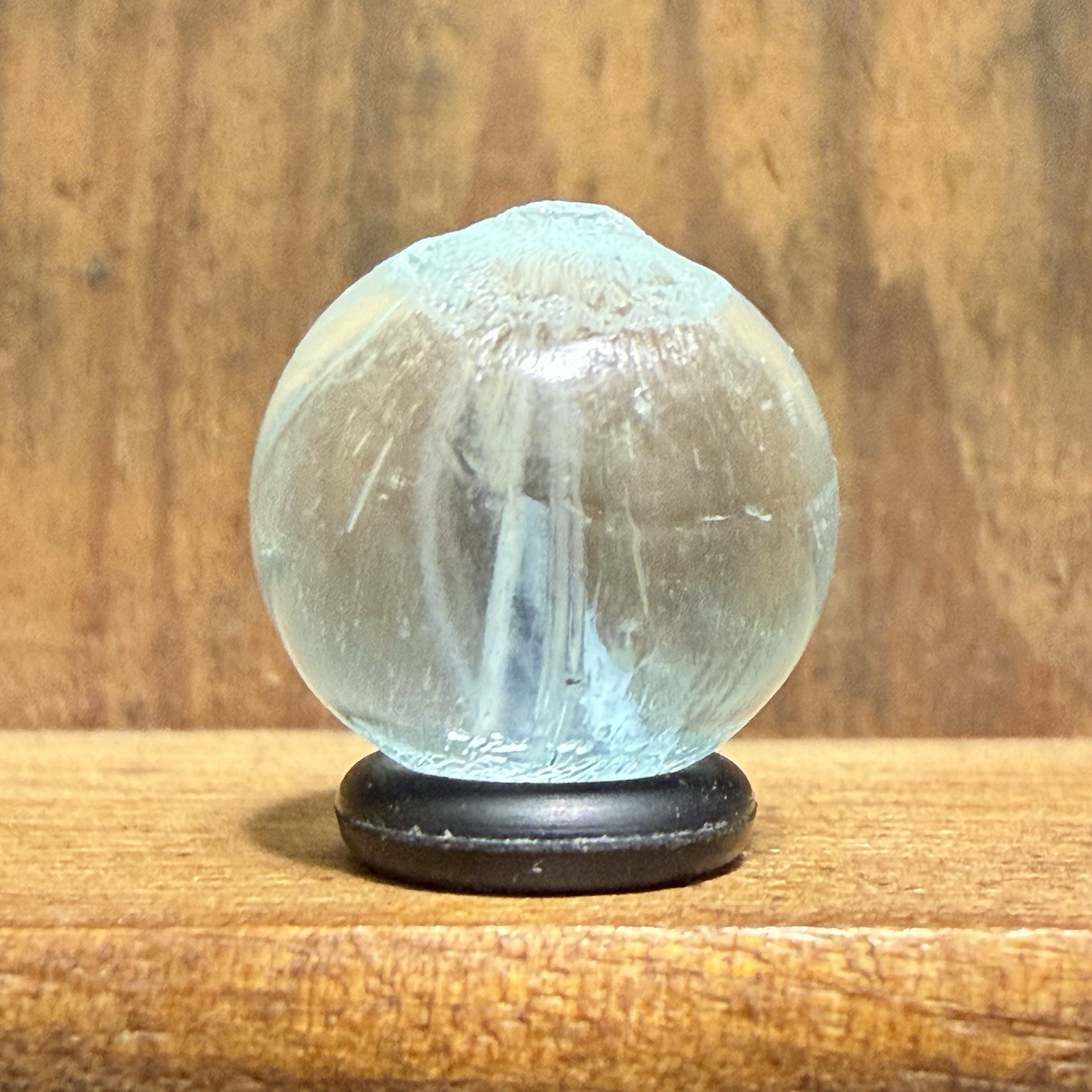 Antique German Handmade Double Ribbon Core Peewee Marble 1/2” Mint(-) | 269