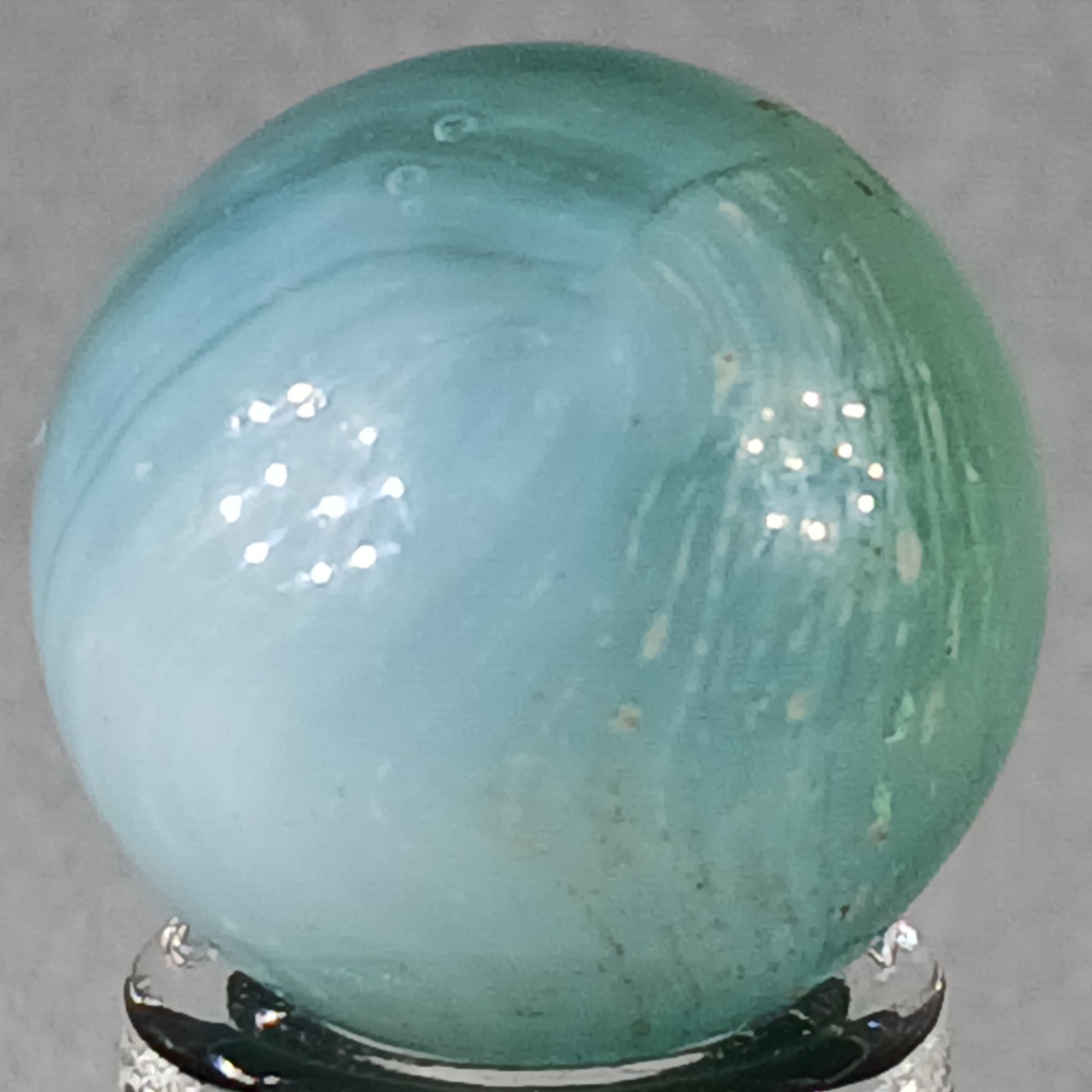 Vintage Vitro Conqueror Marble .60 Inches Near-Mint Condition