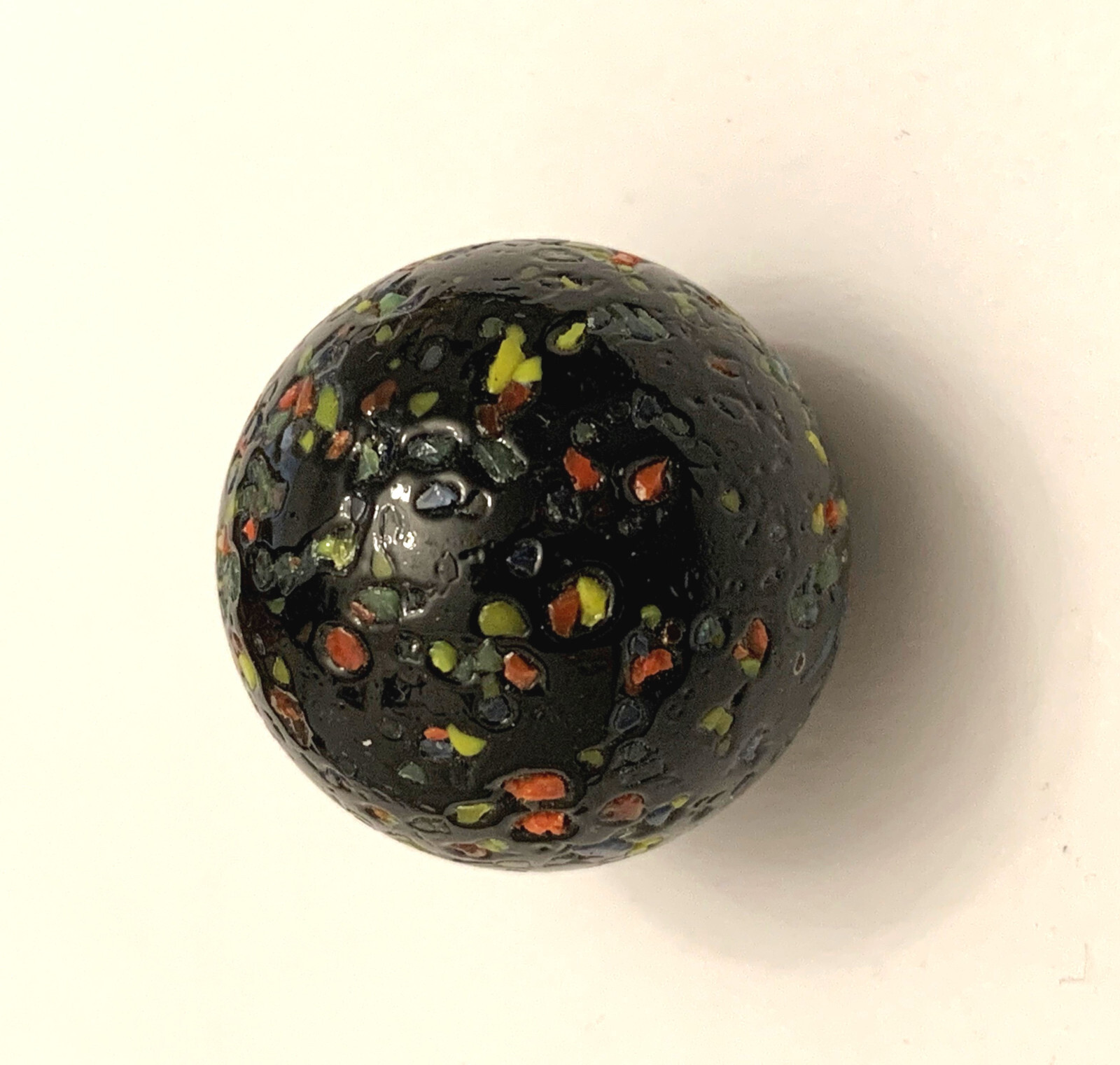 Single 25mm Destroyer Early Edition Glass Shooter Mega Marbles 1″ Pre-2000 Vacor