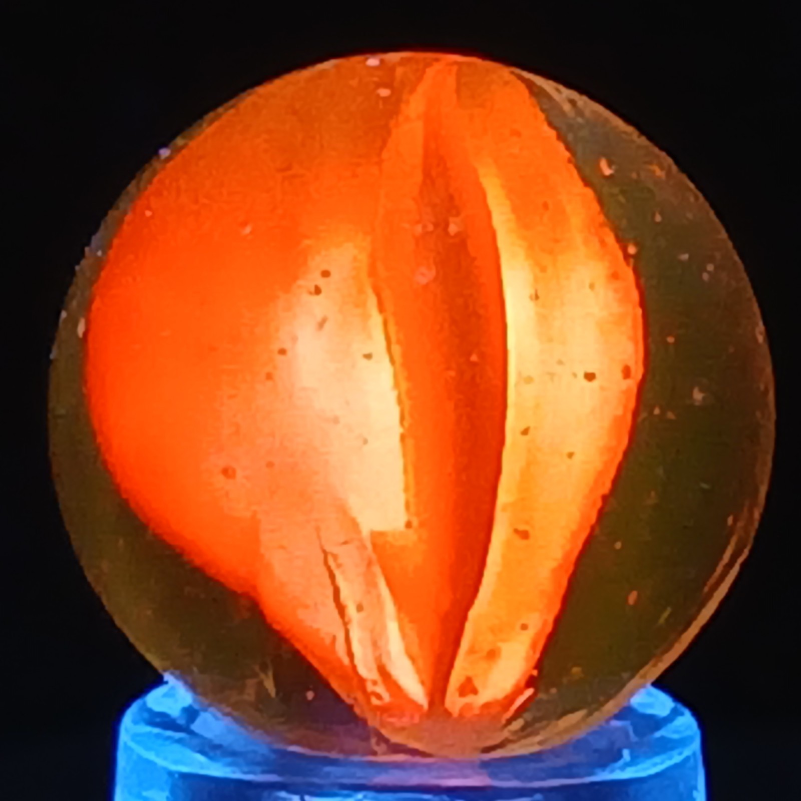 Vintage UV-Reactive Cat’s Eye .60 Inches Near-Mint Condition