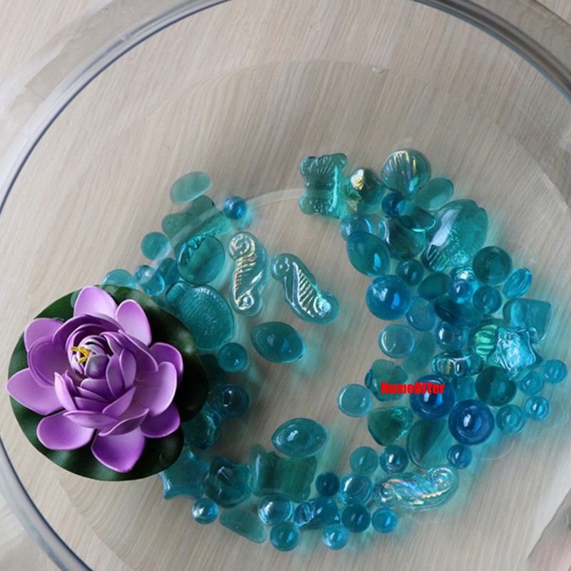 14mm-25mm Lake Blue Glass Marbles Traditional Toys Games Craft Decorative Balls