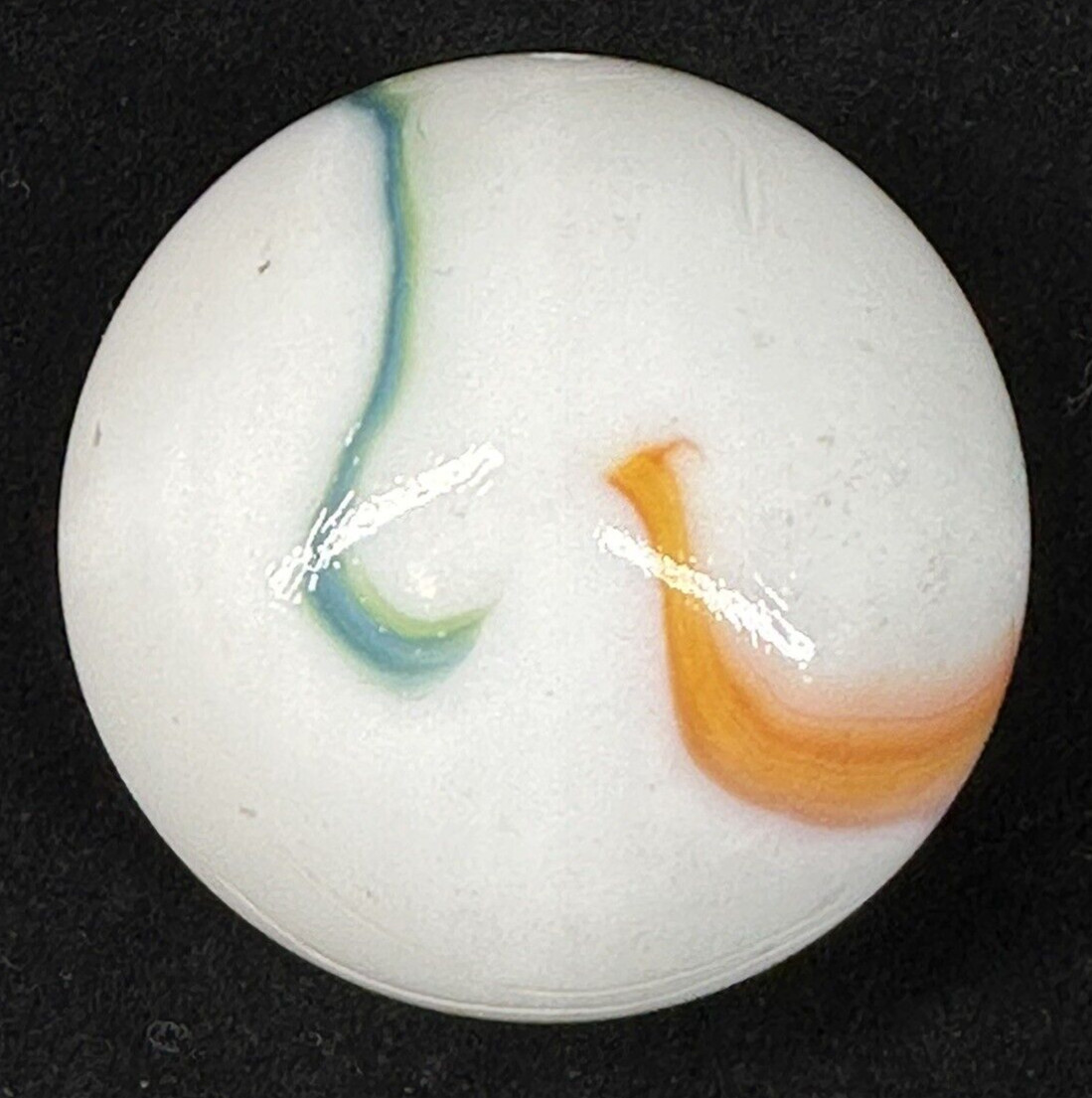 Toe Breaker 50mm (2″) GLORY Green/Blue/Red Swirl Marbles glass Toebreaker HUGE