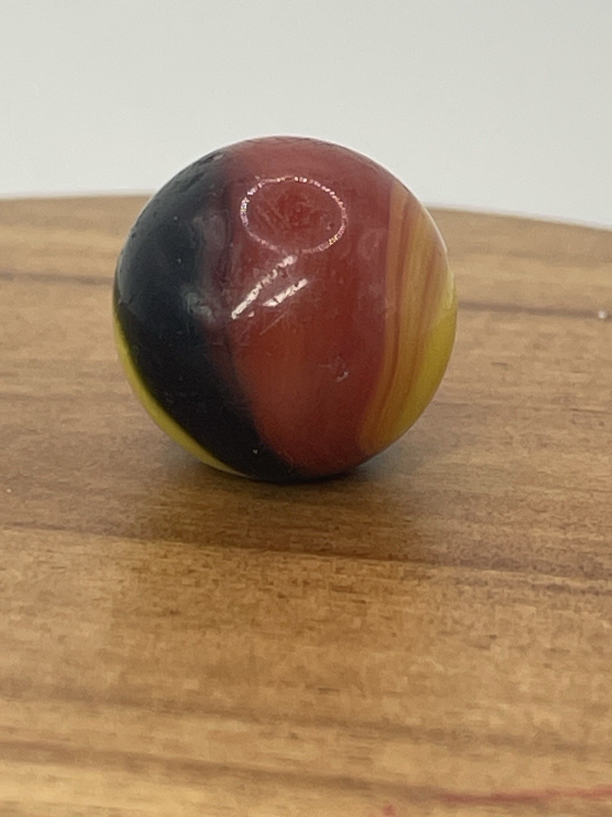 COOL Akro Agate Vintage ‘Indian Blanket’ NM Marble .63” Very Nice