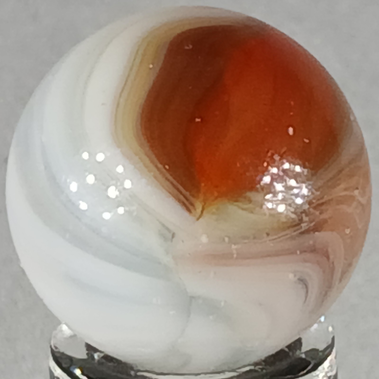 Vintage Vitro Conqueror Marble .61 Inches Near-Mint Condition Combined Shipping