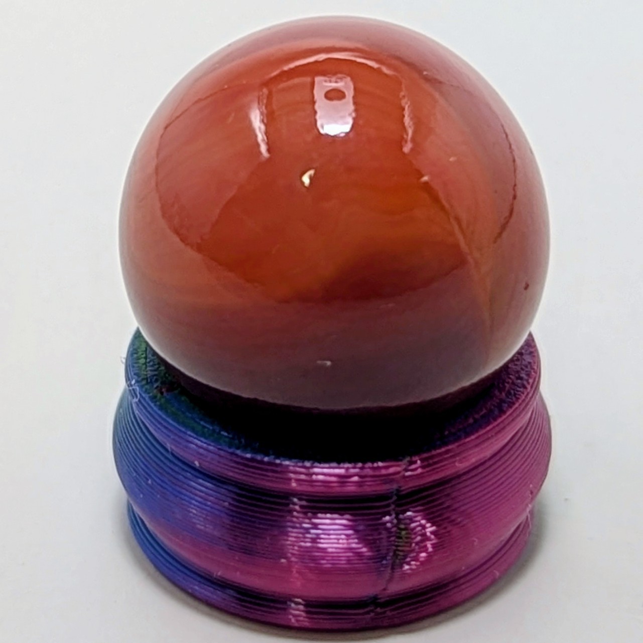 M. F. Christensen; Oxblood Brick, Very Rare 5/8″ .64″ Wet-Mint, Gorgeous
