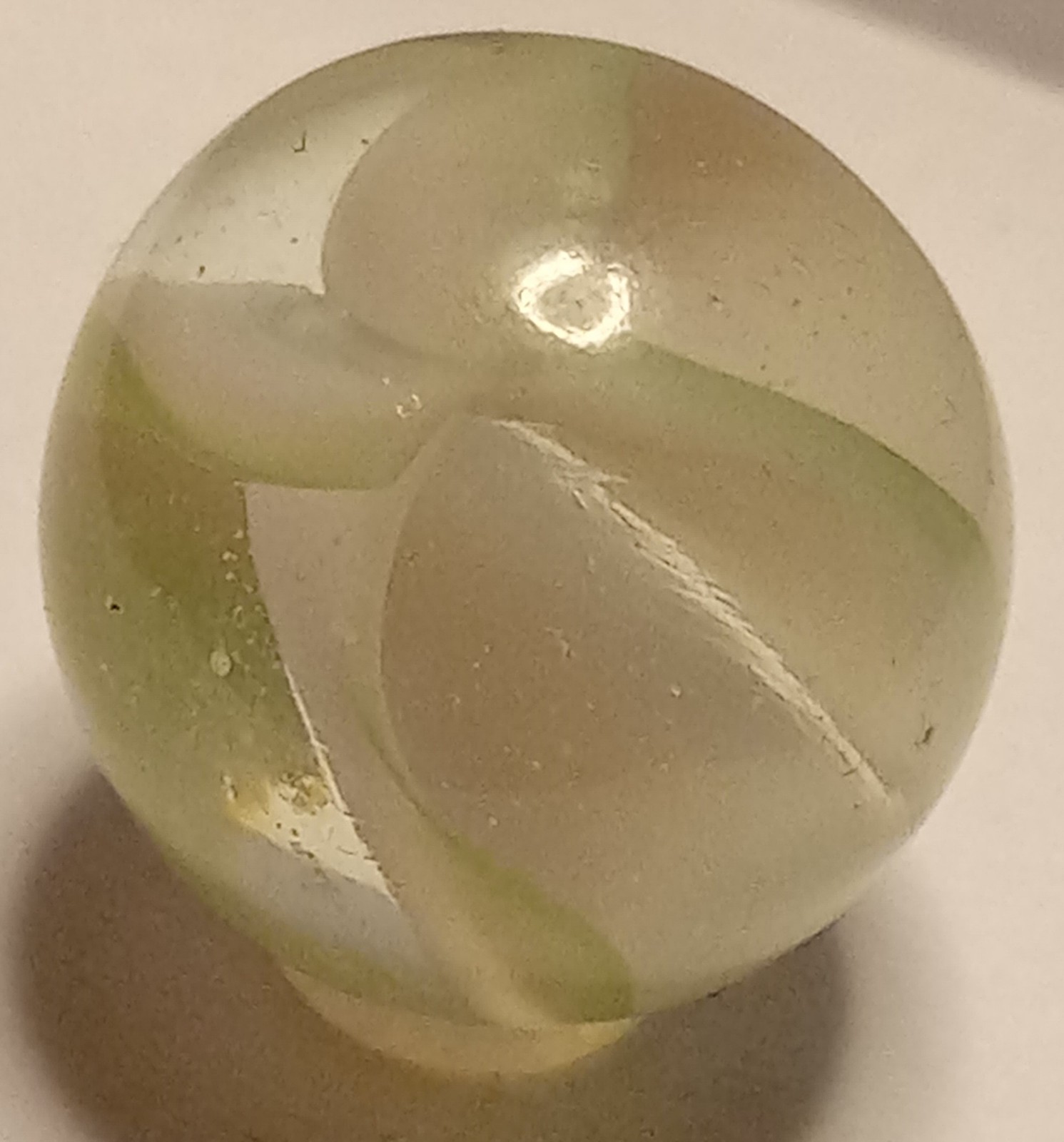 ⭐ Vitro Hybrid Cats Eye Marble Tri-Color .65 Pastel SNAPDRAGON Vintage NM+